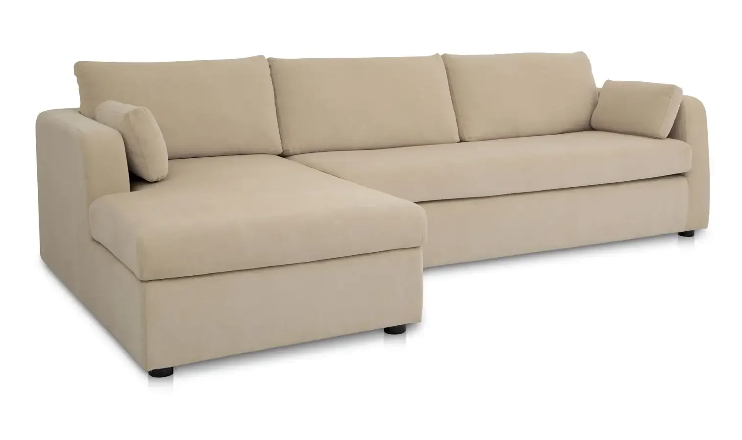 115.75” W X 61.0” D X 32.68” H

Burrow Sleeper Sectional With Storage Chaise Sand Left