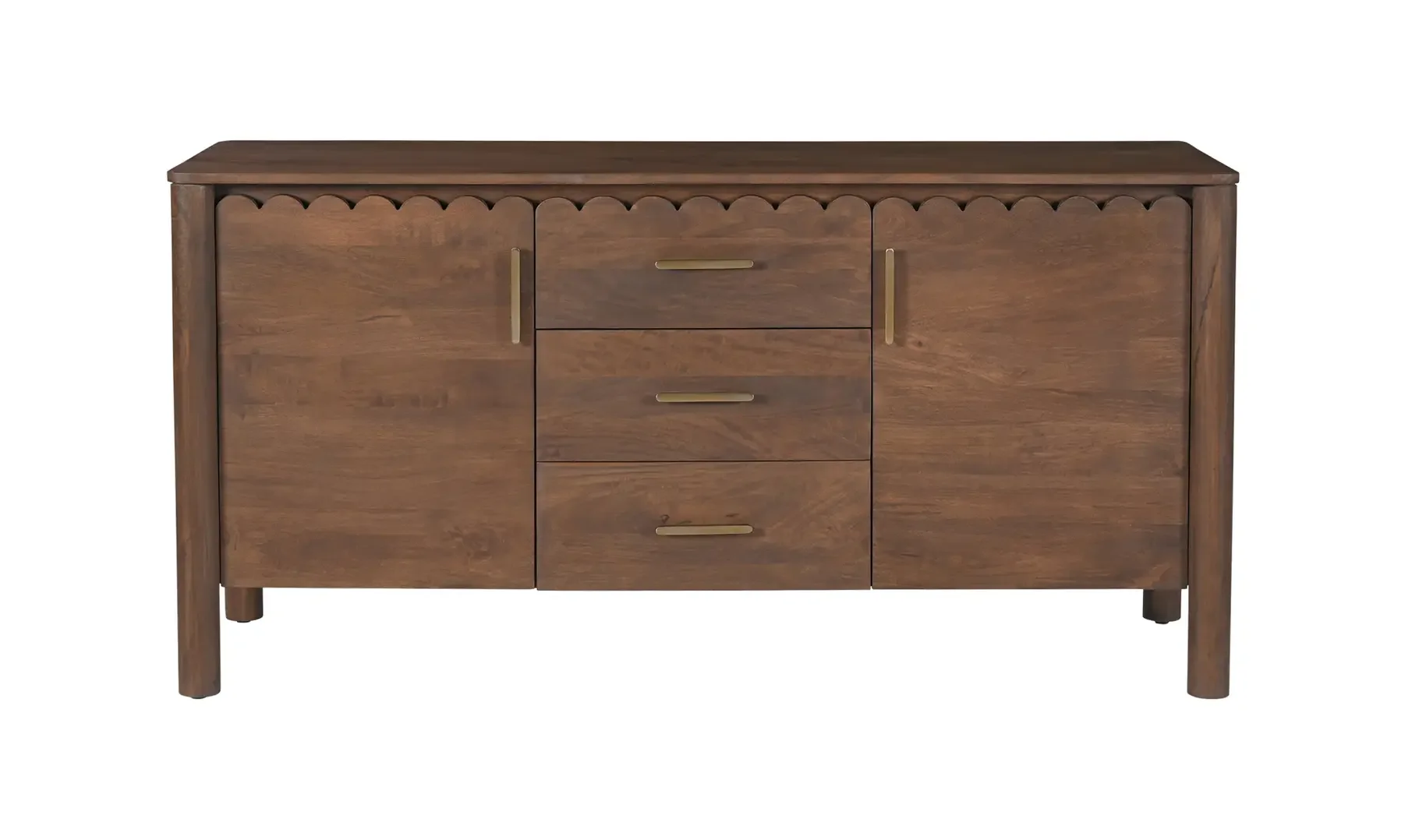 60.0” W X 19.0” D X 30.0” H

Wiley 3 Drawer Sideboard Vintage Brown