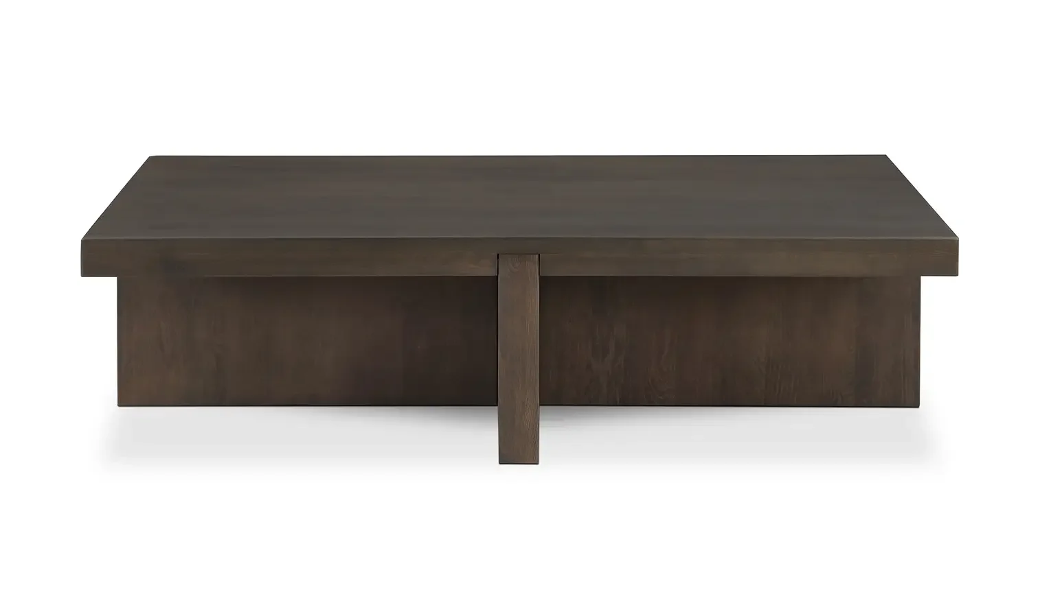 Folke Rectangular Coffee Table Dark Brown 50wx31dx13.5h