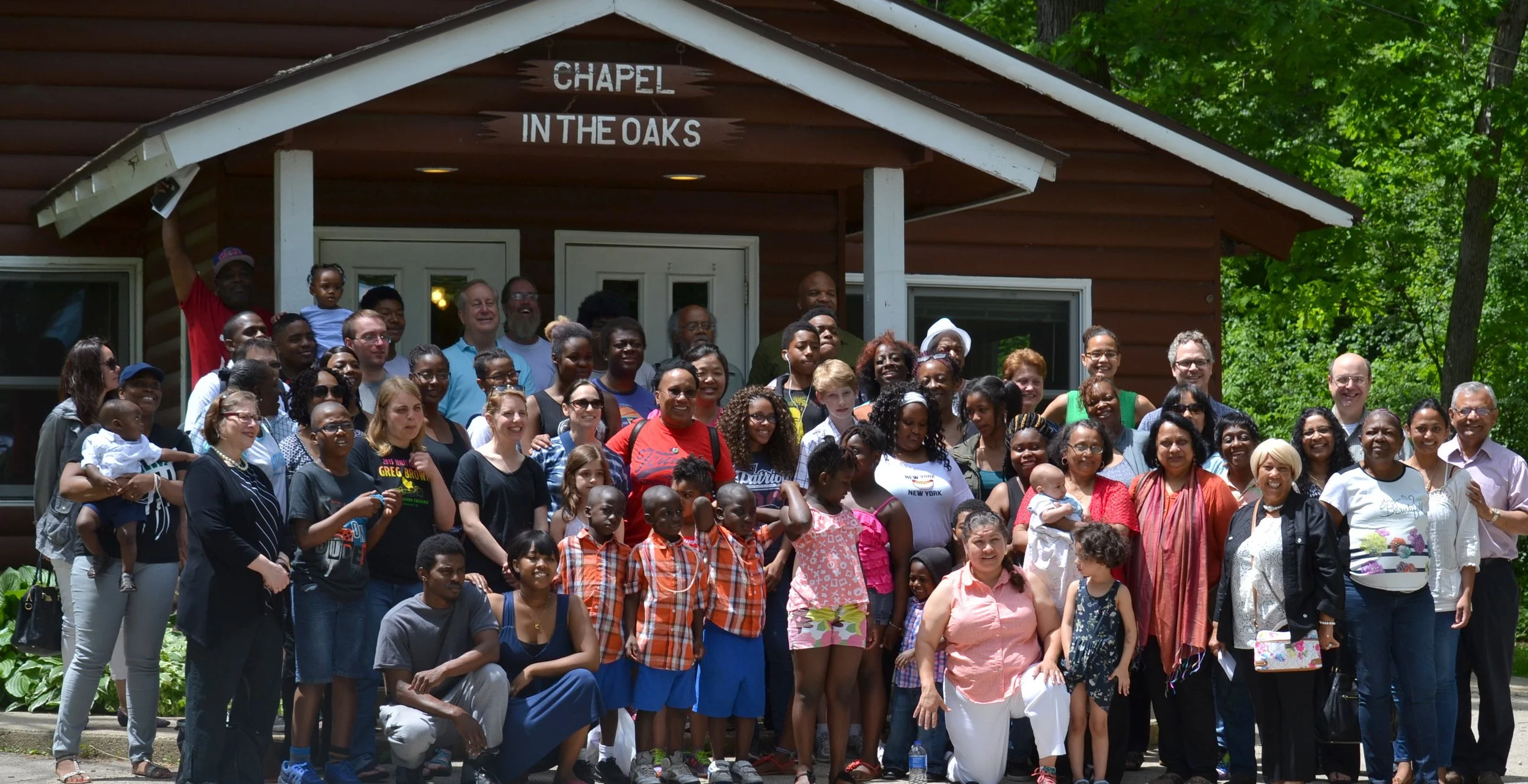 Church retreat at Phantom Ranch Camp in Wisconsin