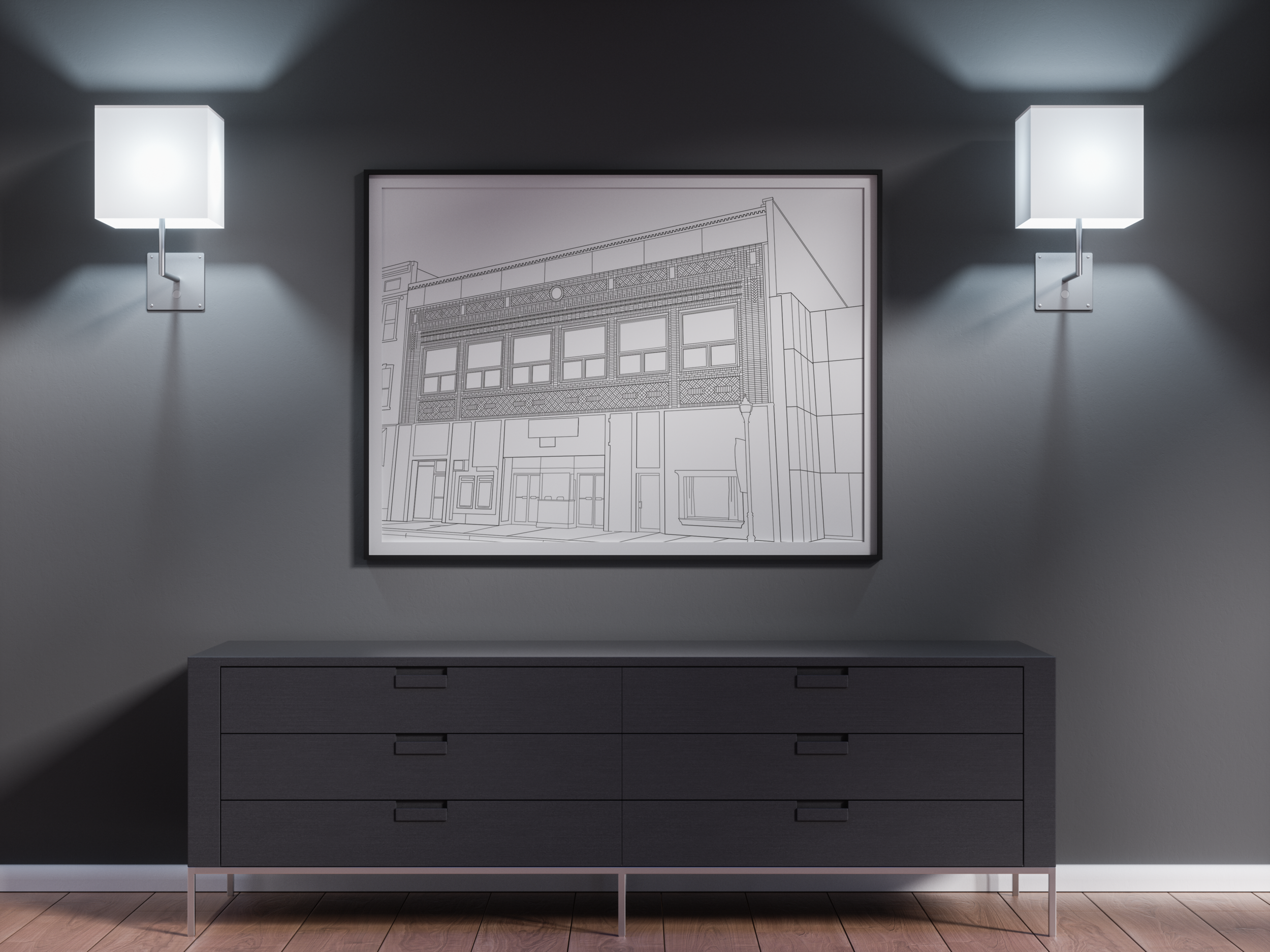 Art School Project: 4th Avenue Performing Arts Building Outline