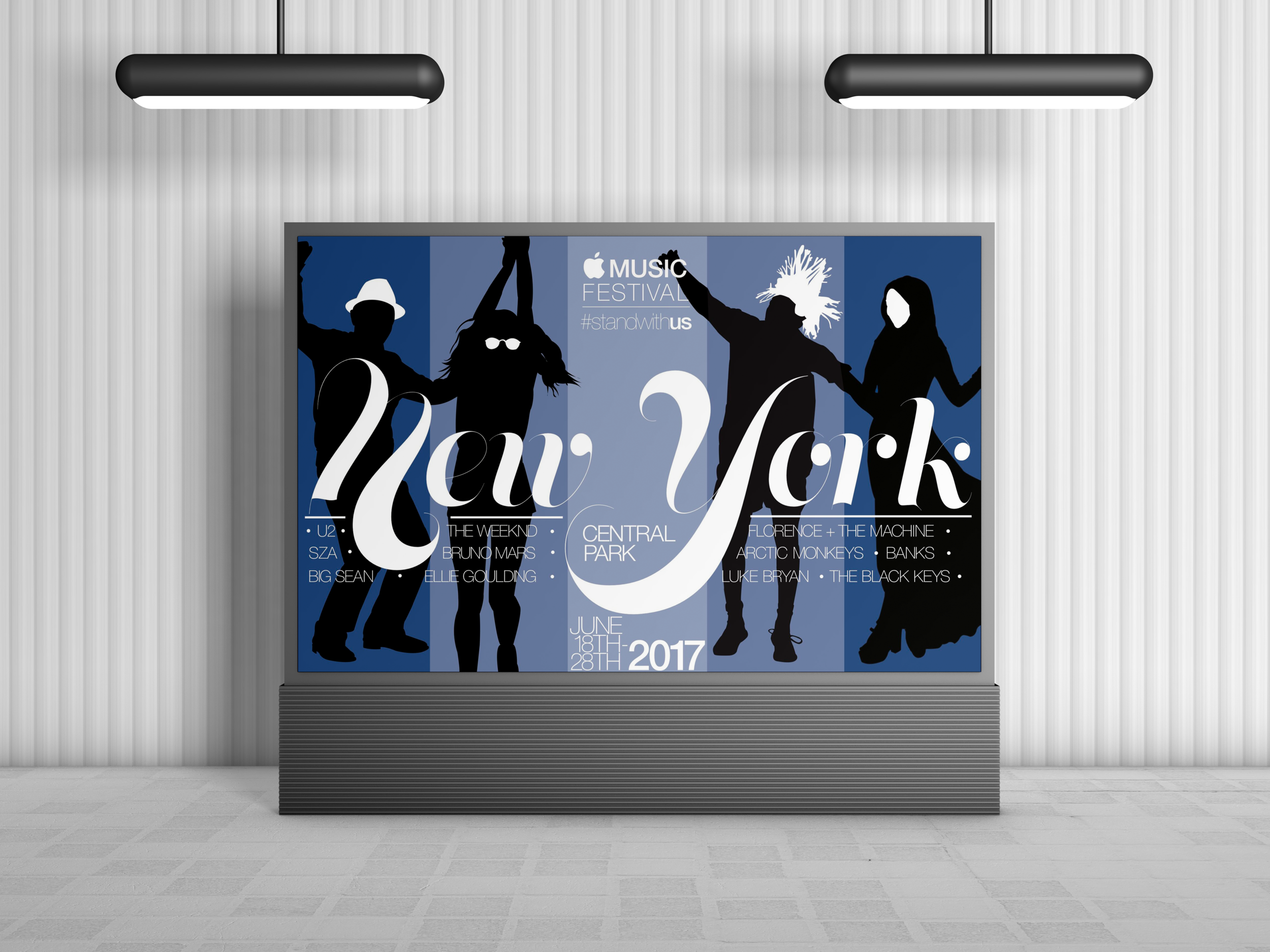 Art School Project: Apple Music Festival Poster Design