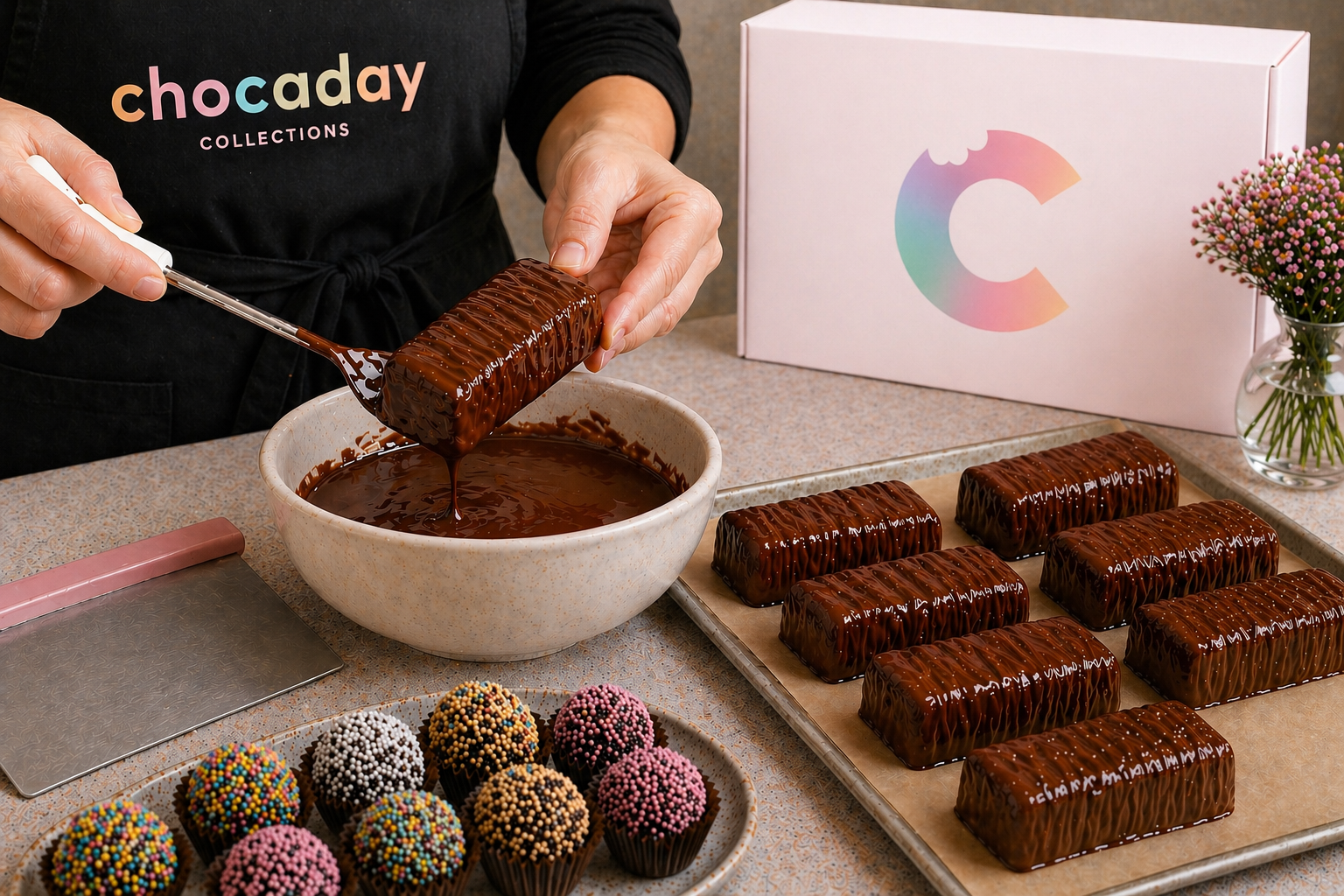 Level 2 Choccolate class- Truffles and Chocolate Bars
