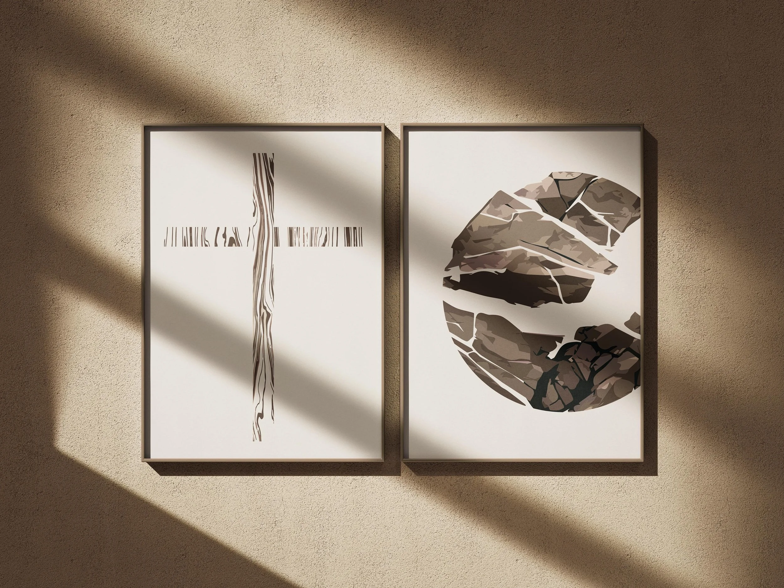TOOMB+CROSS Two Posters on Wall.jpg