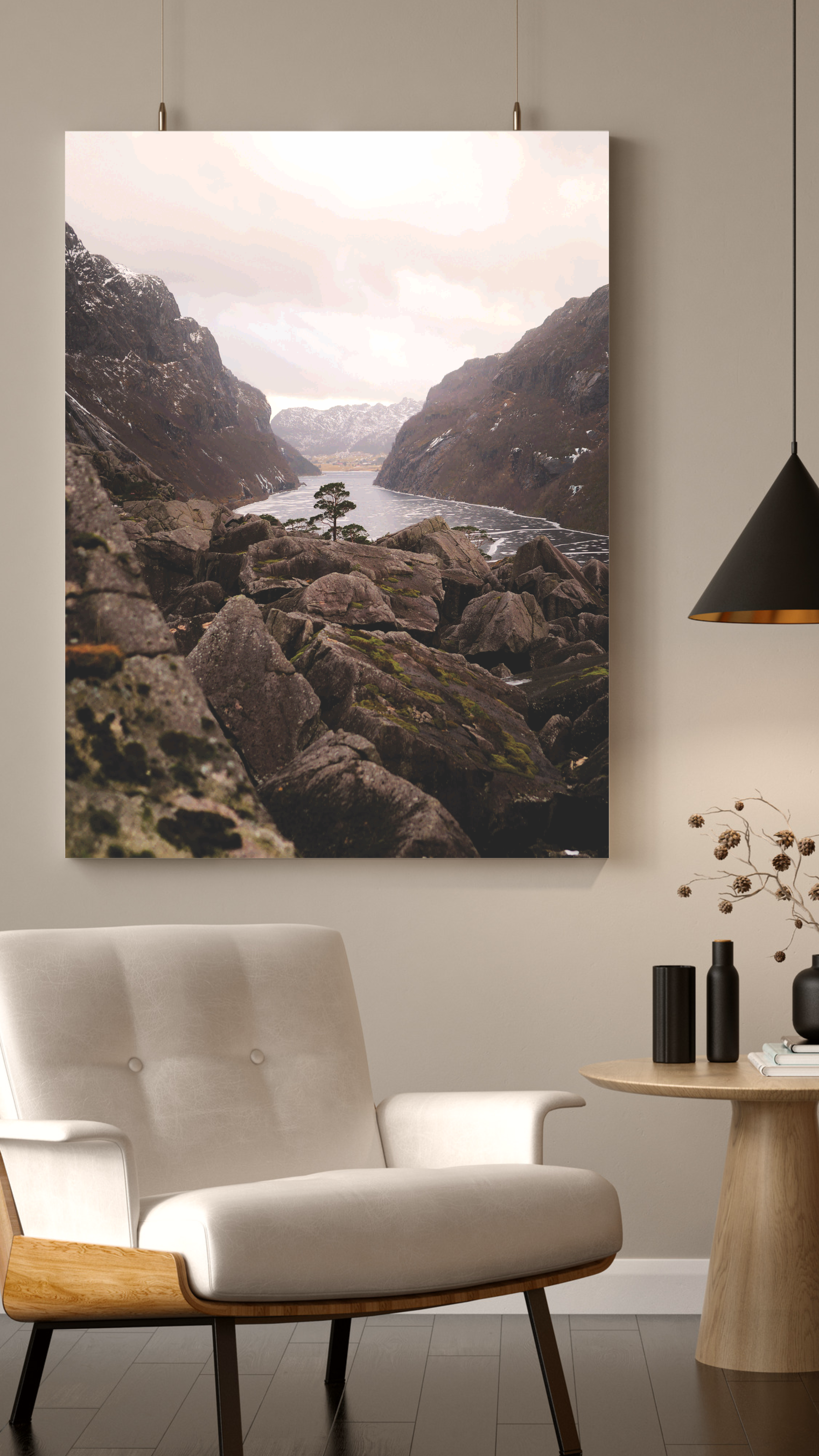 Aesthetic Mid Century Modern Home Photography Wall Art Frame Mockup Your Story.png
