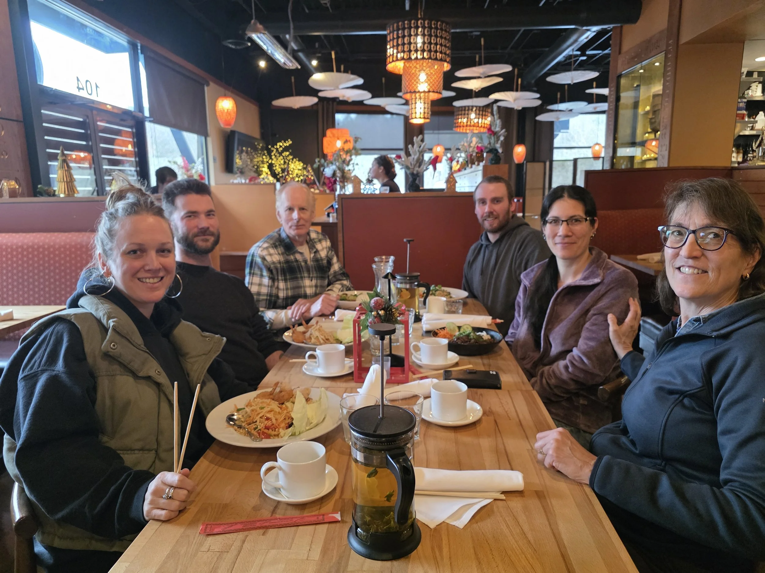 Kelbon Family around table