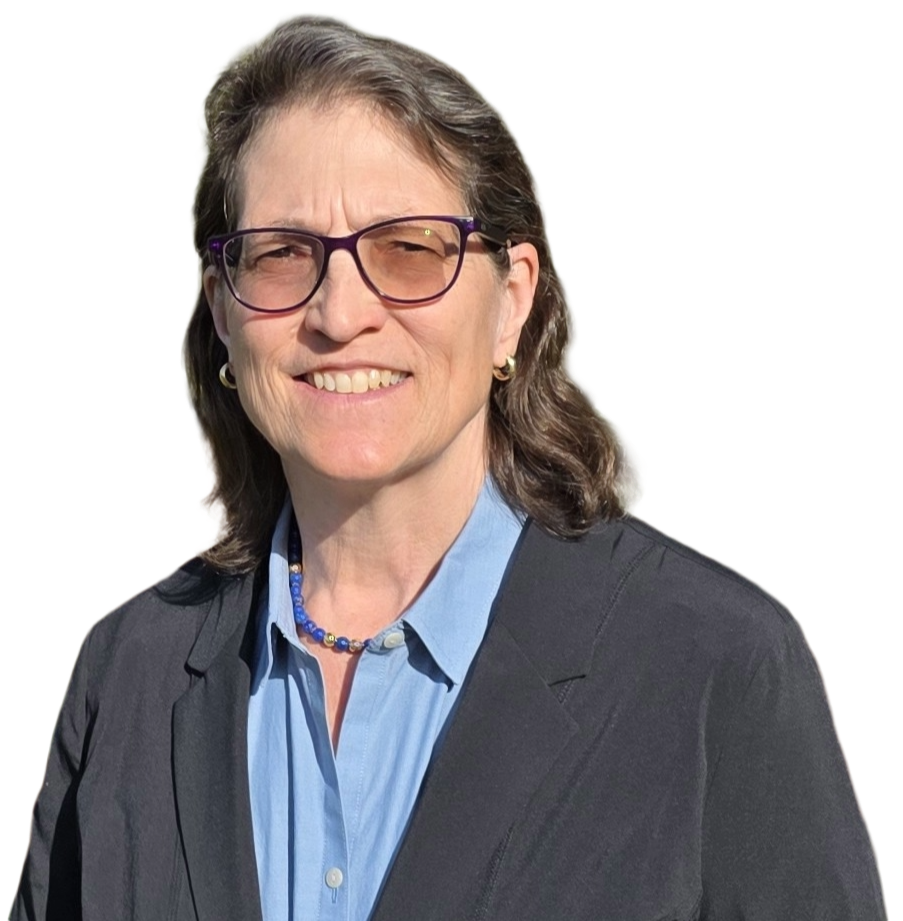 Marcia Portrait smiling wearing glasses