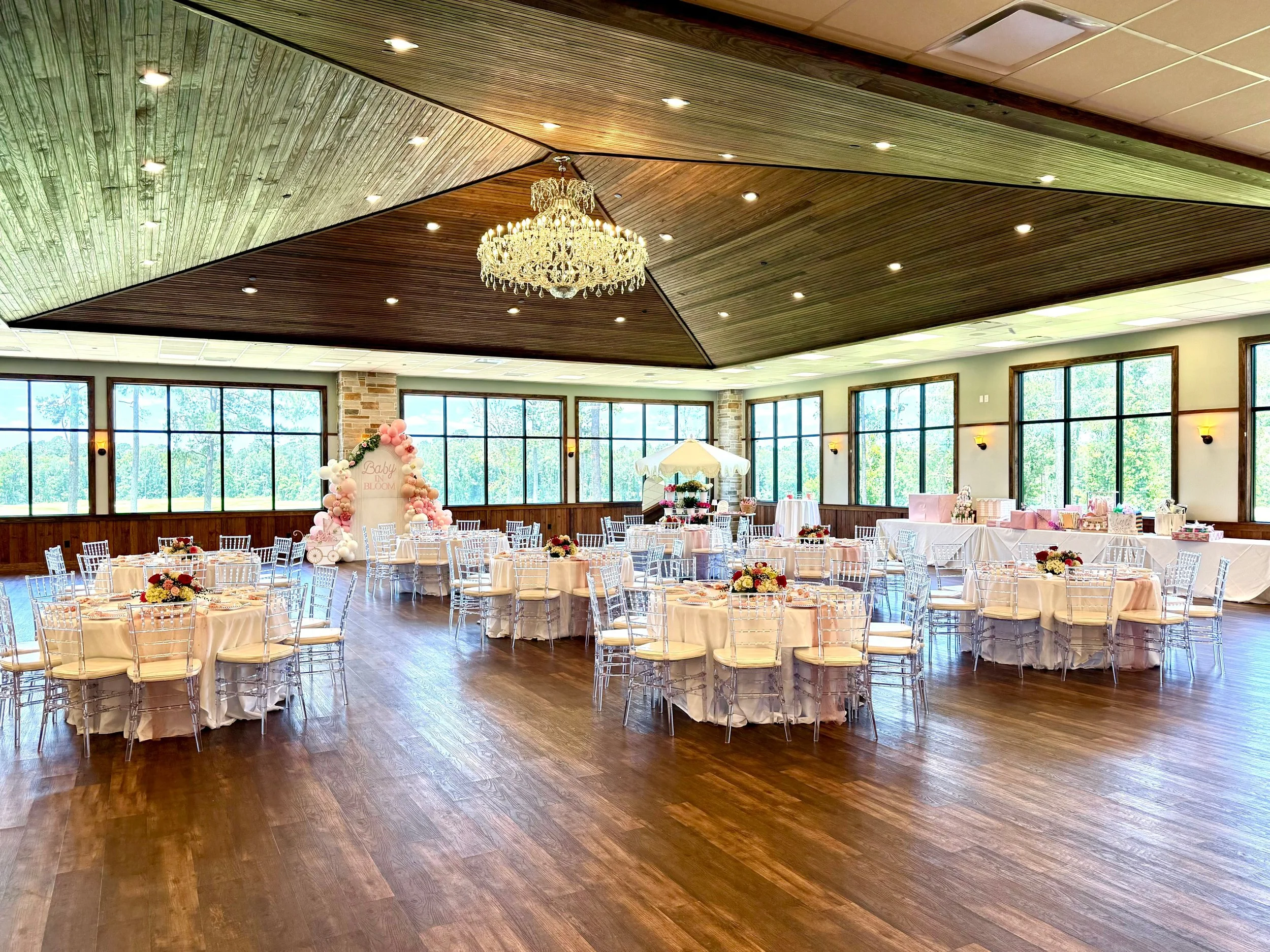 Baby Shower Balloons at The Venue at Highlands in Porter, TX 