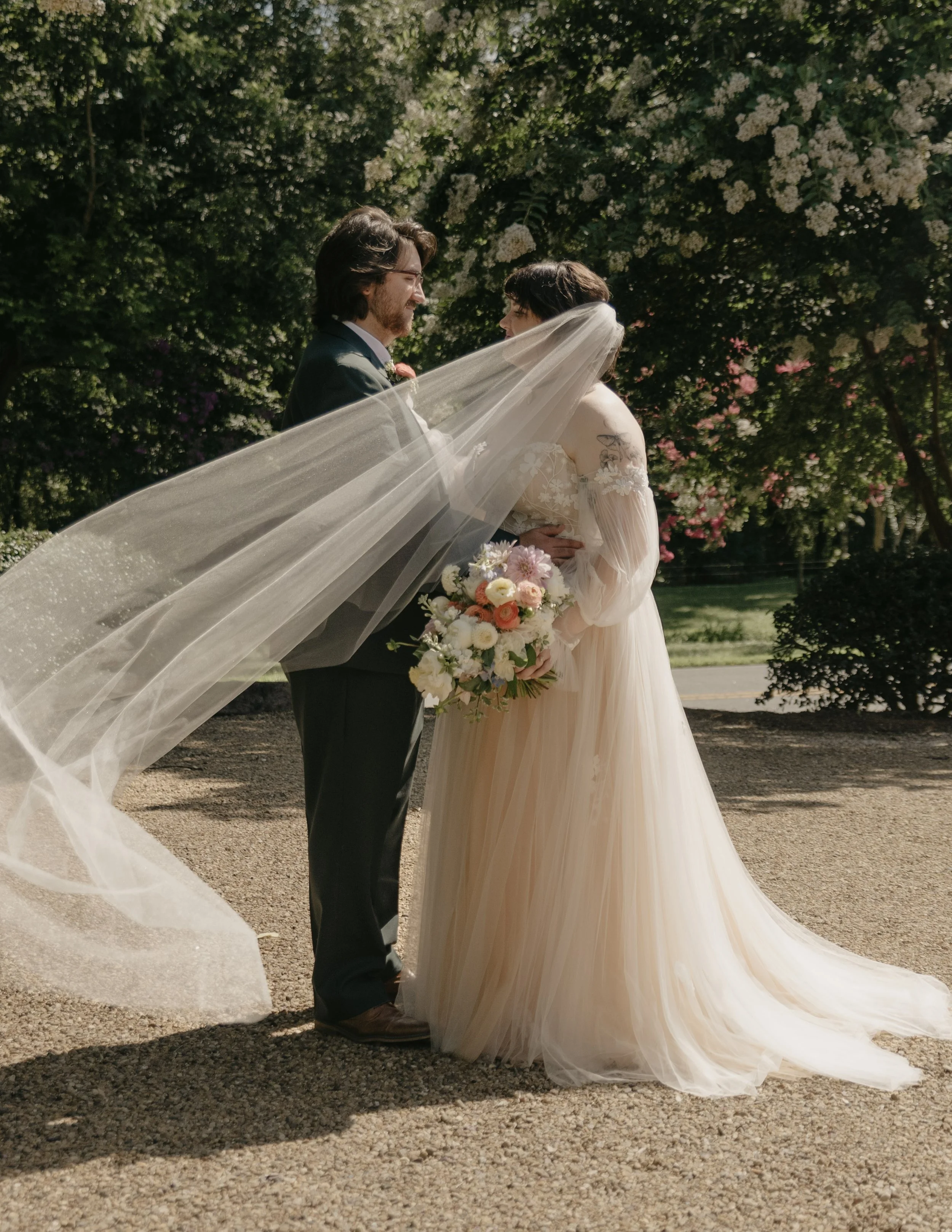 Love Blooms at the Millstone: Caroline and Jason’s Intimate and Colorful Celebration