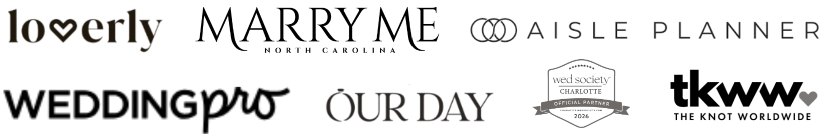 Charlotte wedding planner featured publications