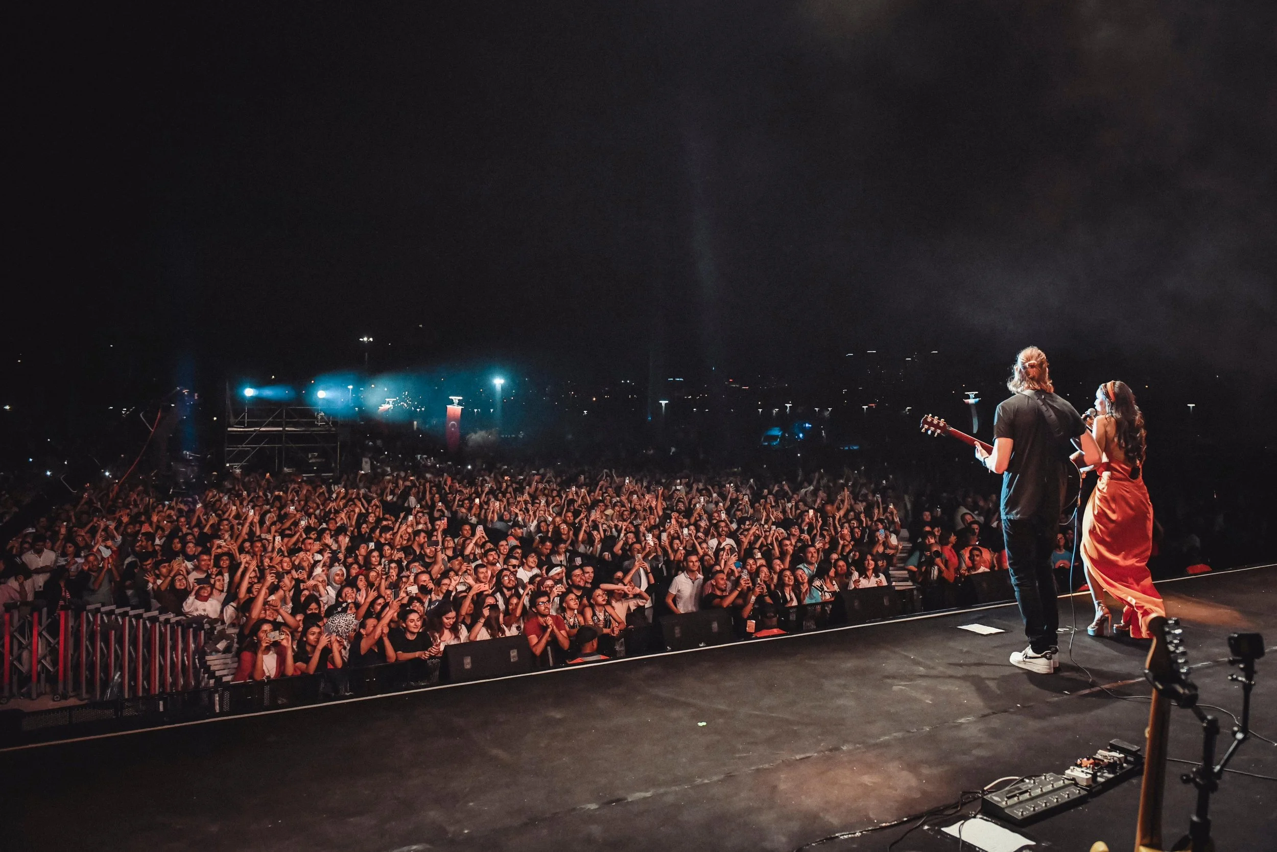 With Karsu live at Ankara open air