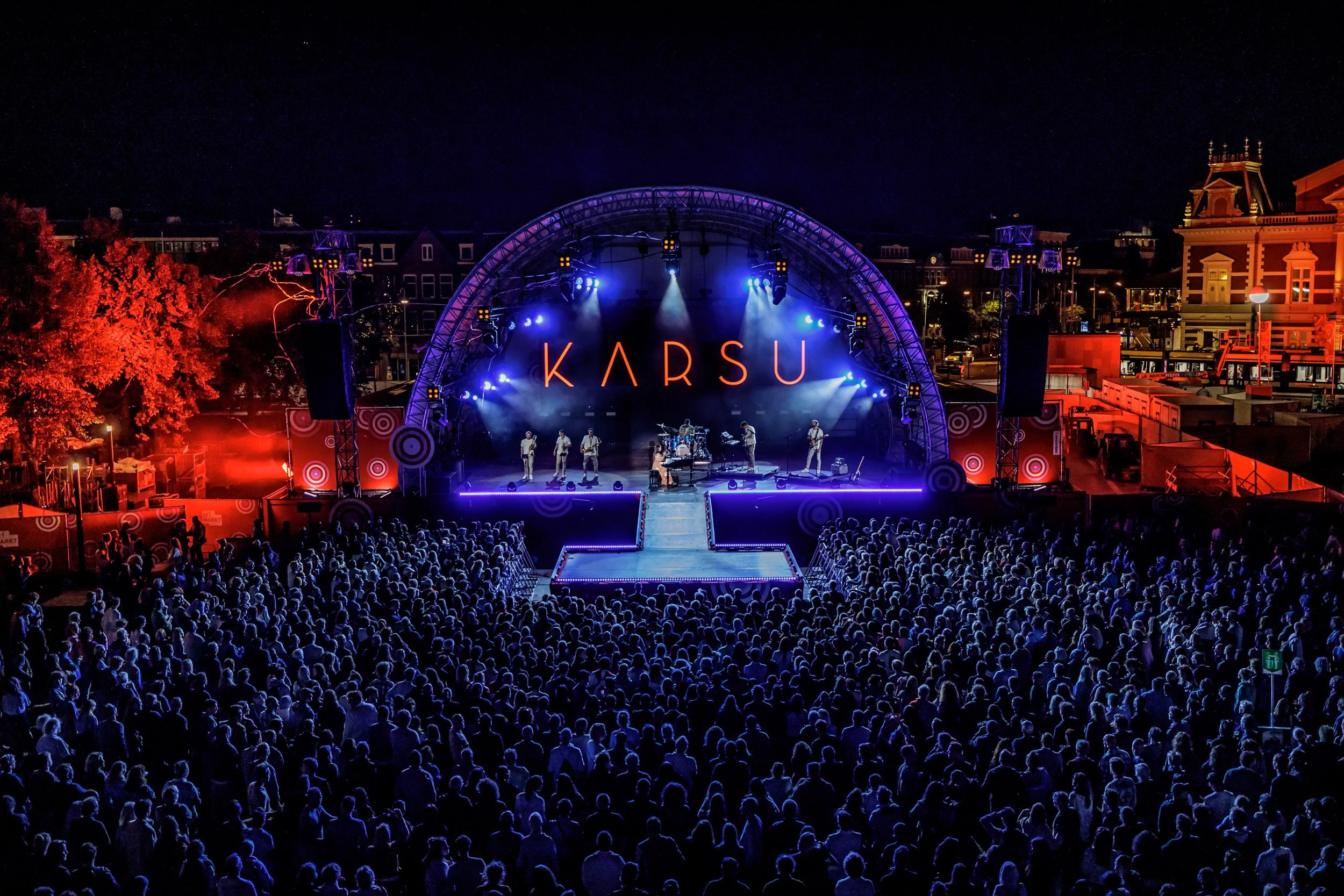 Jessy Hay during Karsu healine show for Amsterdam Uitmarkt