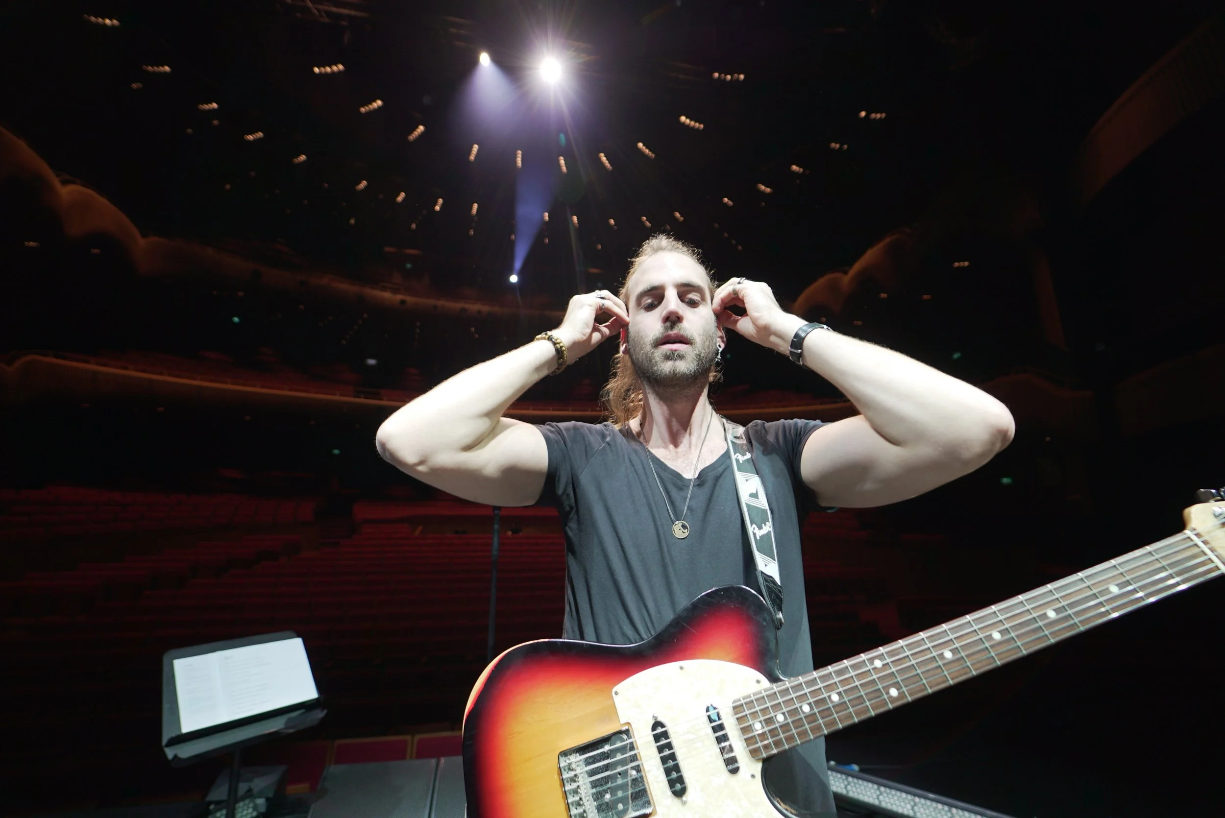 Jessy Hay during sound check on the club tour