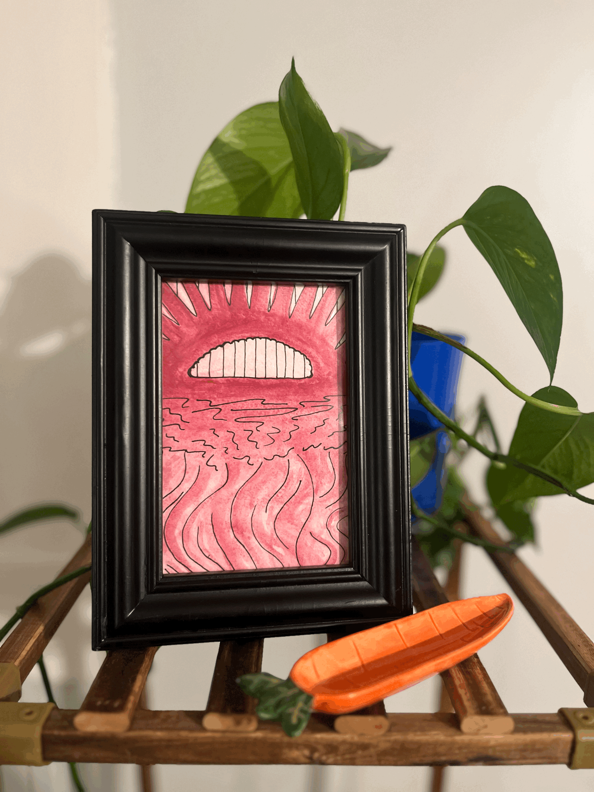 4x6 Original Watercolor - 'Stillness'