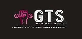 GTS logo with text and a graphic of a gift box with a cross symbol