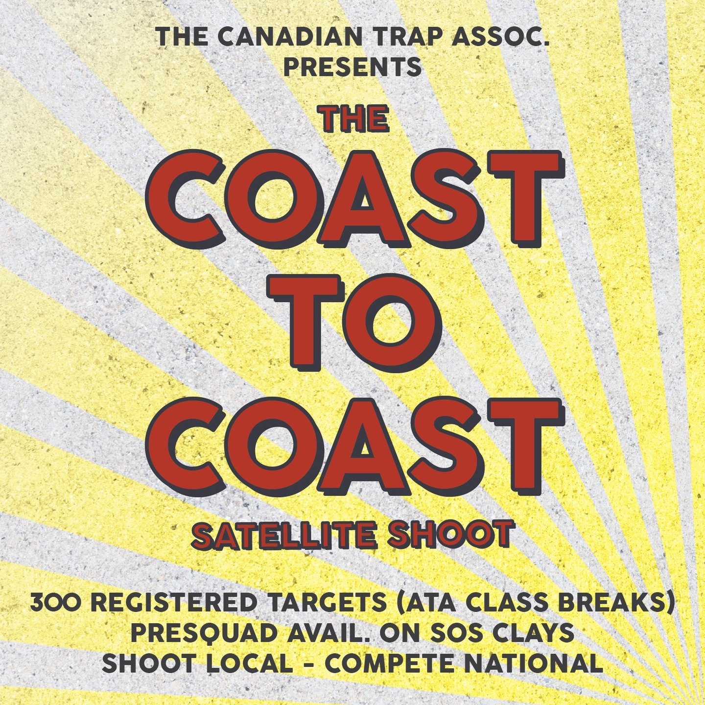 We've got a few events coming up at PMGC. 
Sept 7th is our next First Time Shooter Course. Visit our website to sign up. 
Sept 13th - CTA Satellite shoot (see below)
Sept 14th - Final summer Youth Trap Day. 
(2 spaces left) email vicepresident@pittme