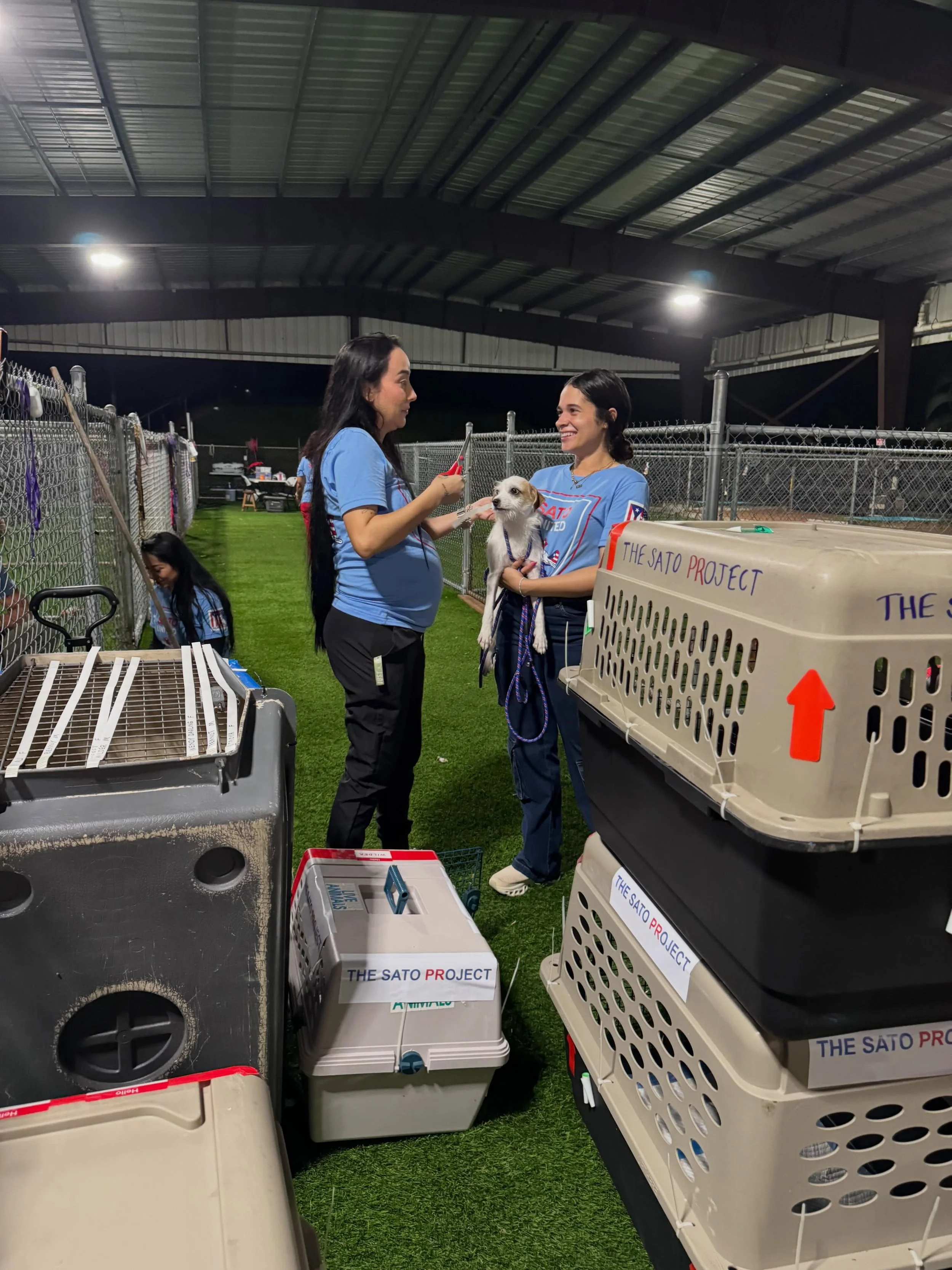 Very early start to the day for our satos!

We are loading our TSP satos at Sanctuary who will be some of the first passengers on our SATO United flights in a few hours.

Our team has worked incredibly hard over the past 24 hours to problem solve aft