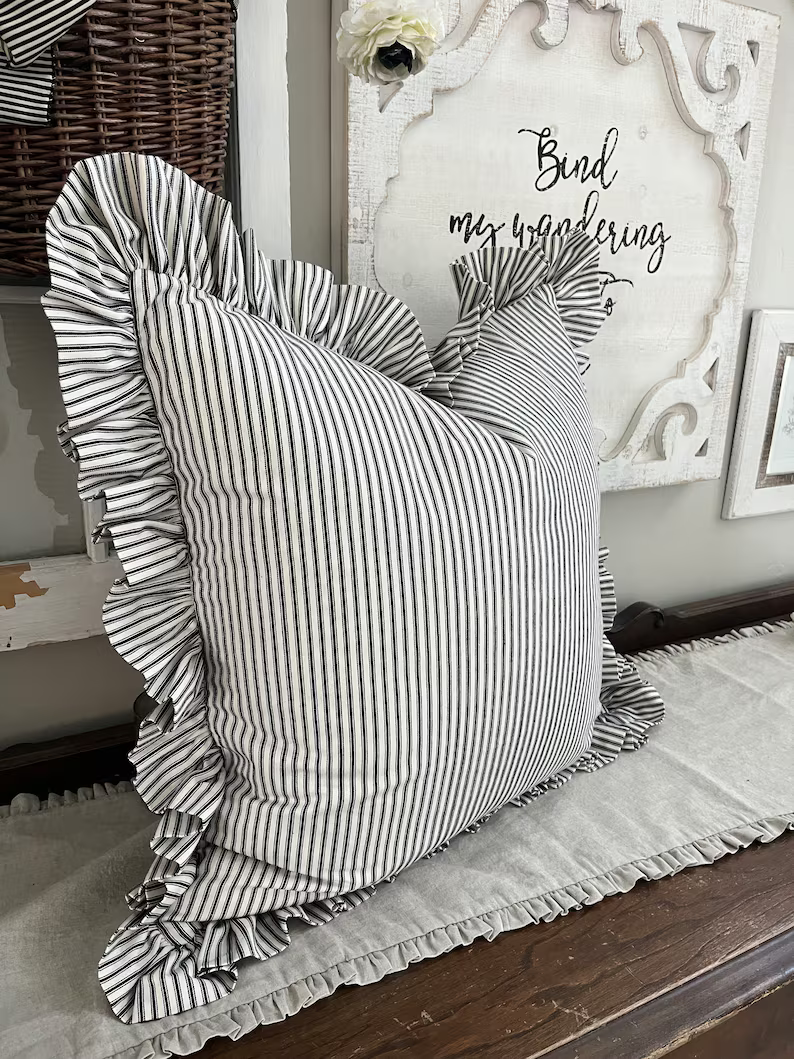 Black and white ticking with folded ruffle 2 edit.png