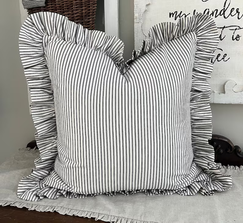Millie Ruffle Pillow Cover