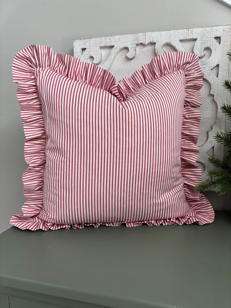 Freddie Ruffle Pillow Cover