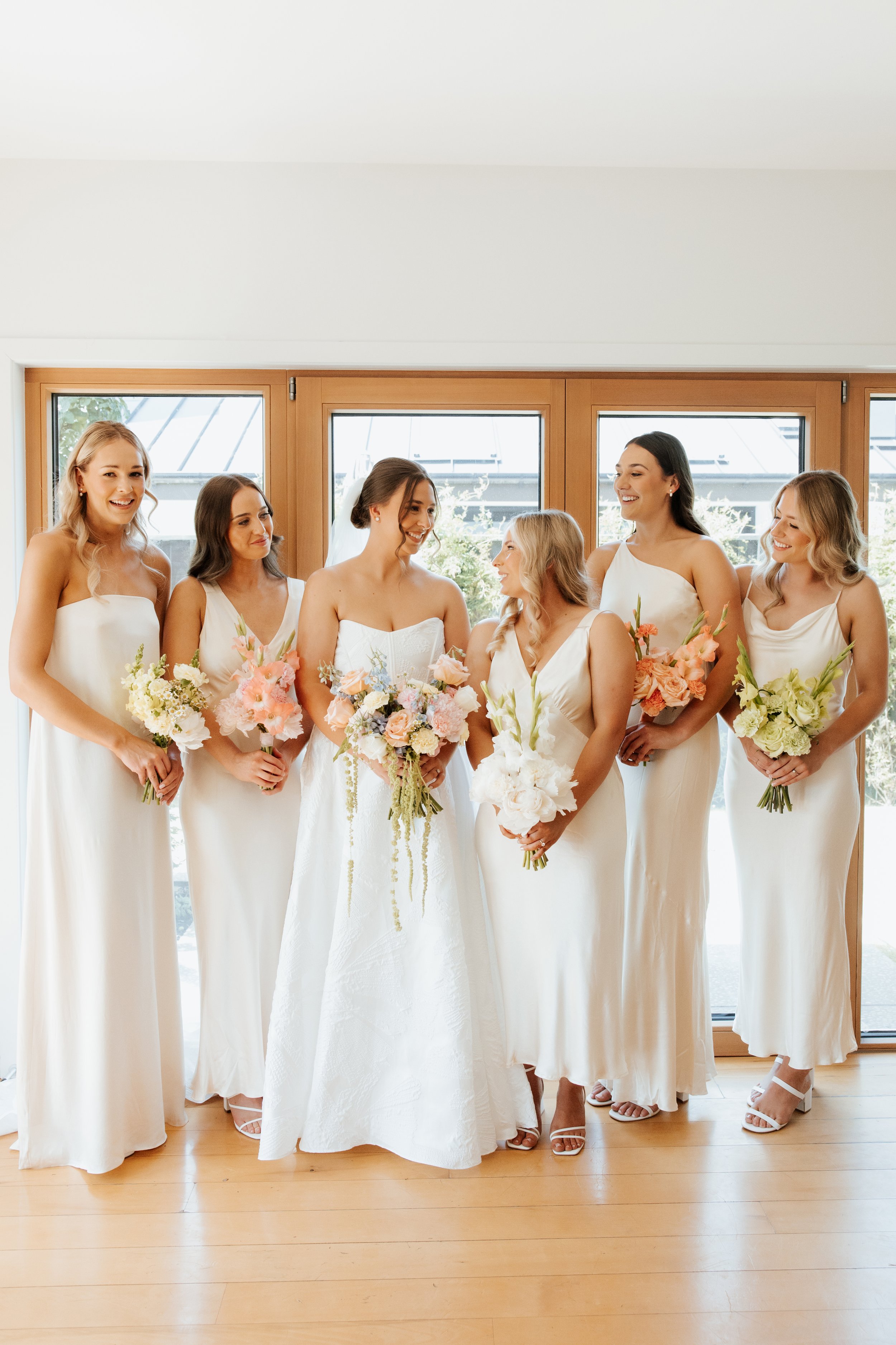 Pastel wedding bouquets - On mass bridesmaids bouquets