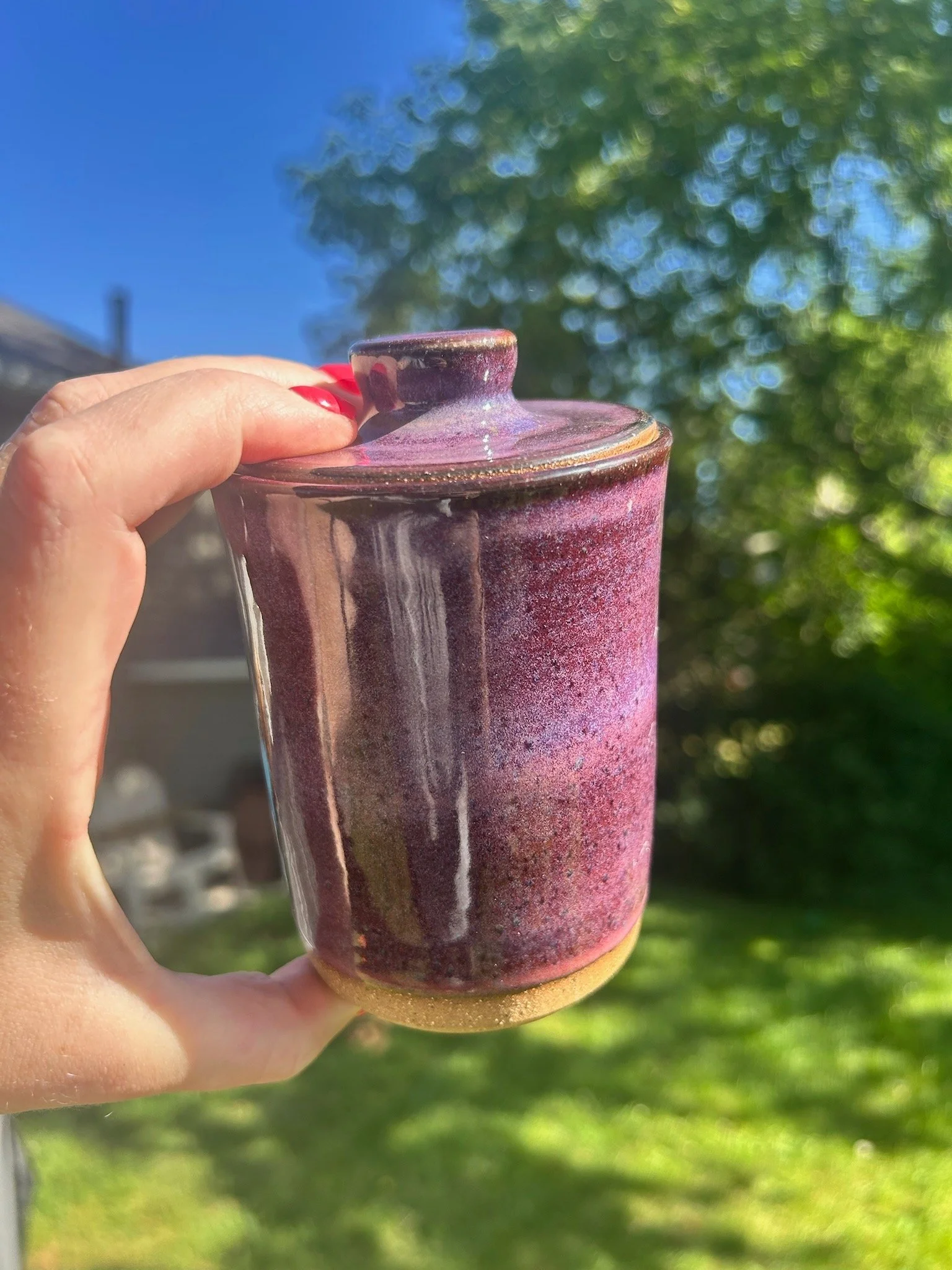 $40 - Jar with lid