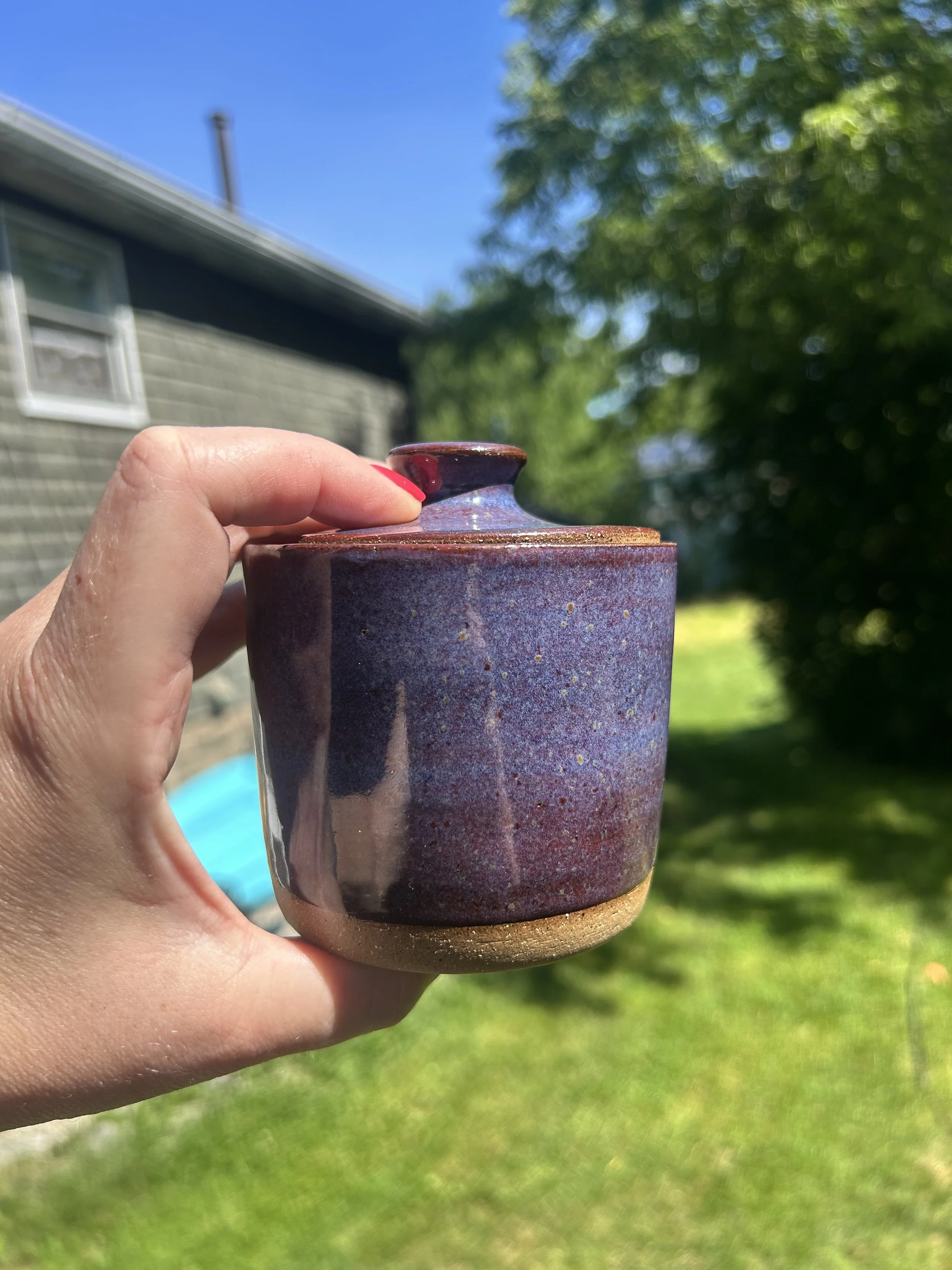 Jar with lid