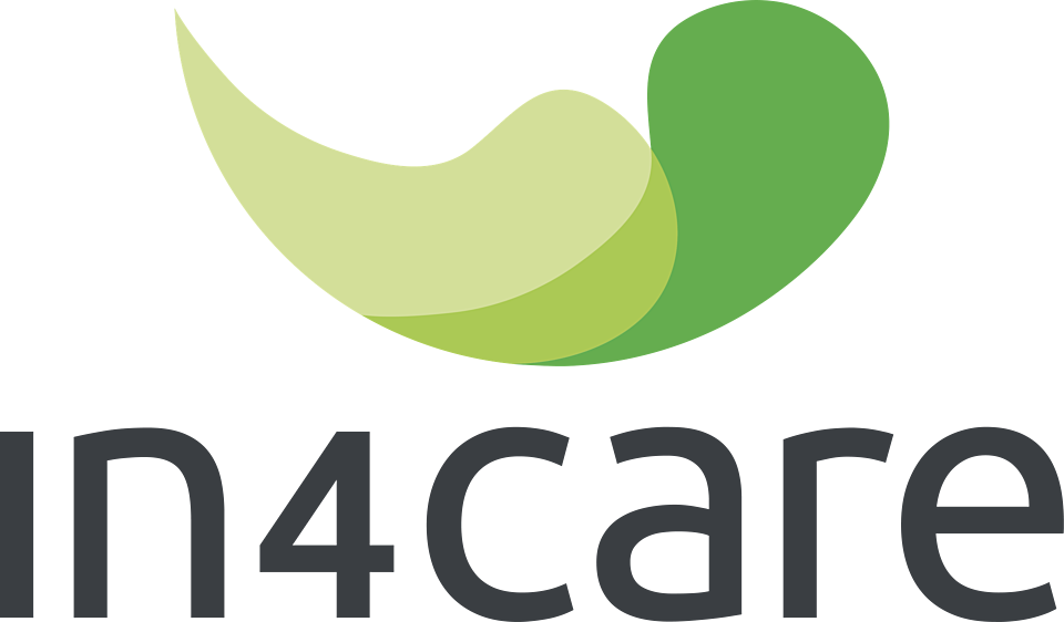 Logo van Google met een abstracte groene en gele vorm erboven.