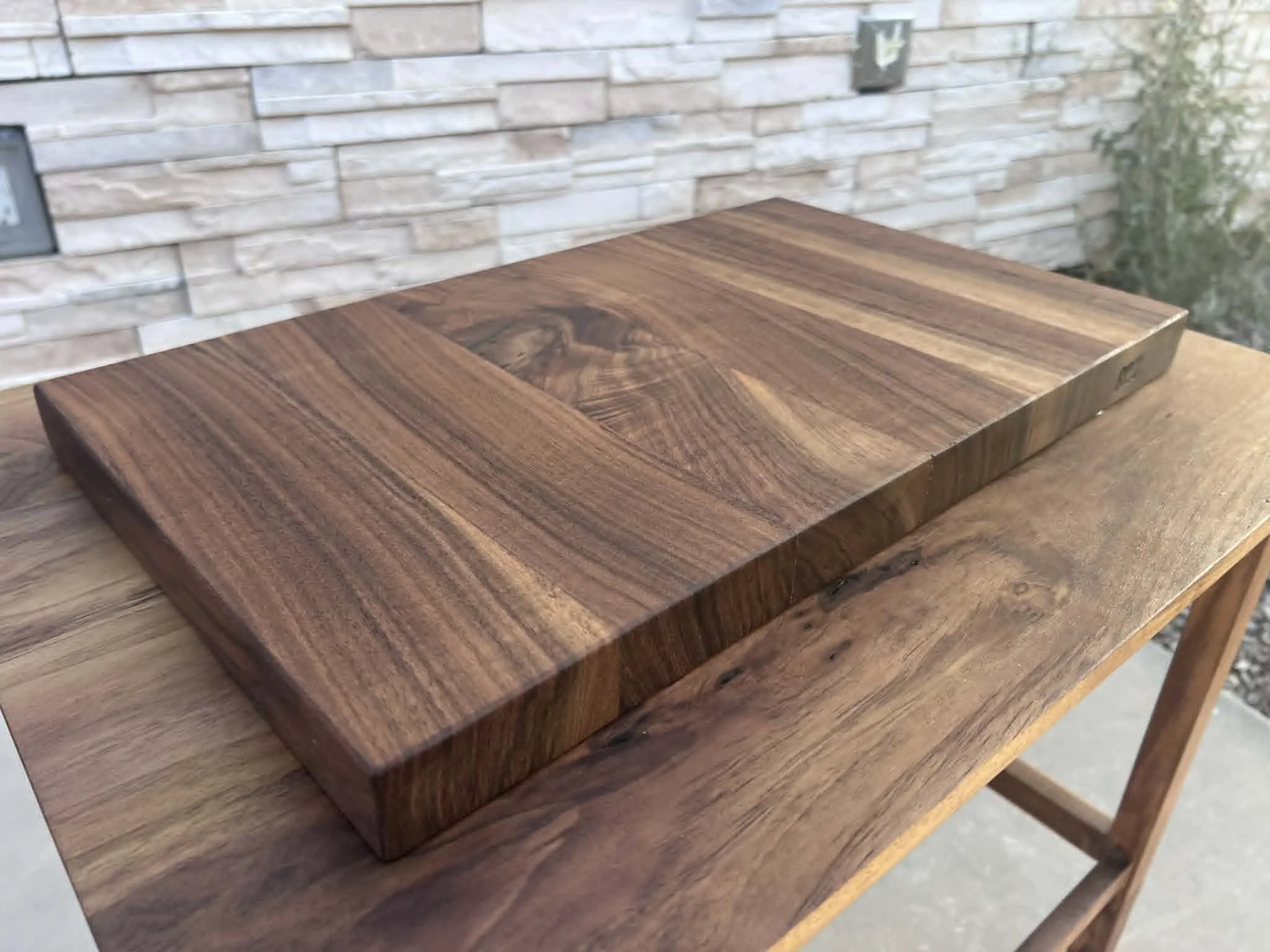 Choco Bar - Figured Walnut Serving Board 18x11x1.5"