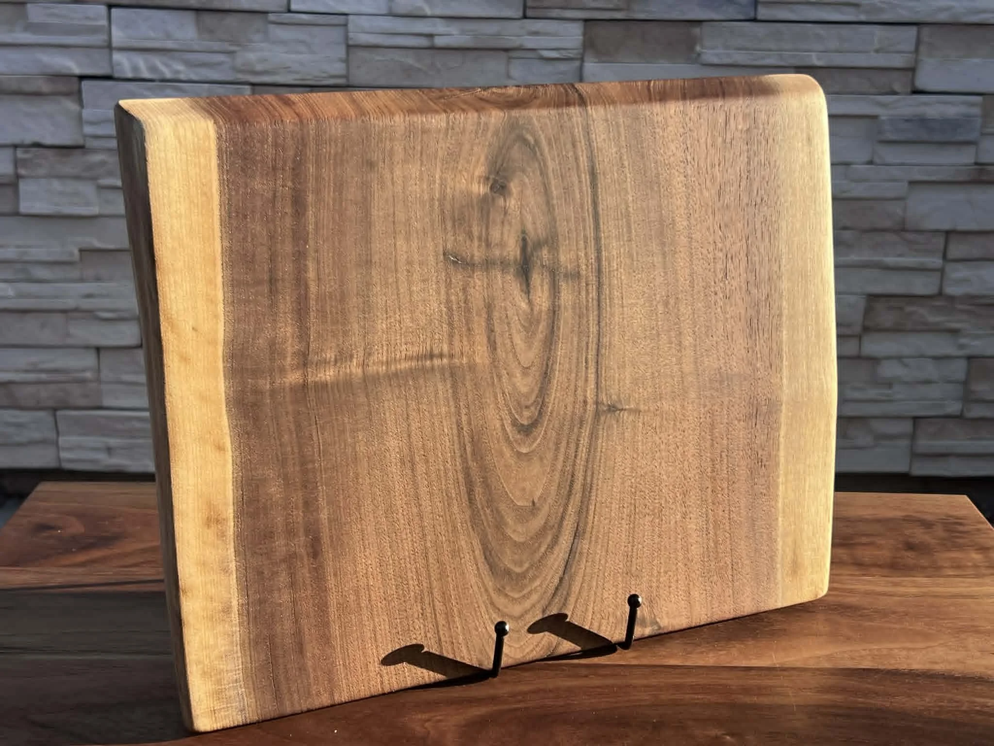 Cocoa Butter 1 - Live Edge Serving Board 14x11x1