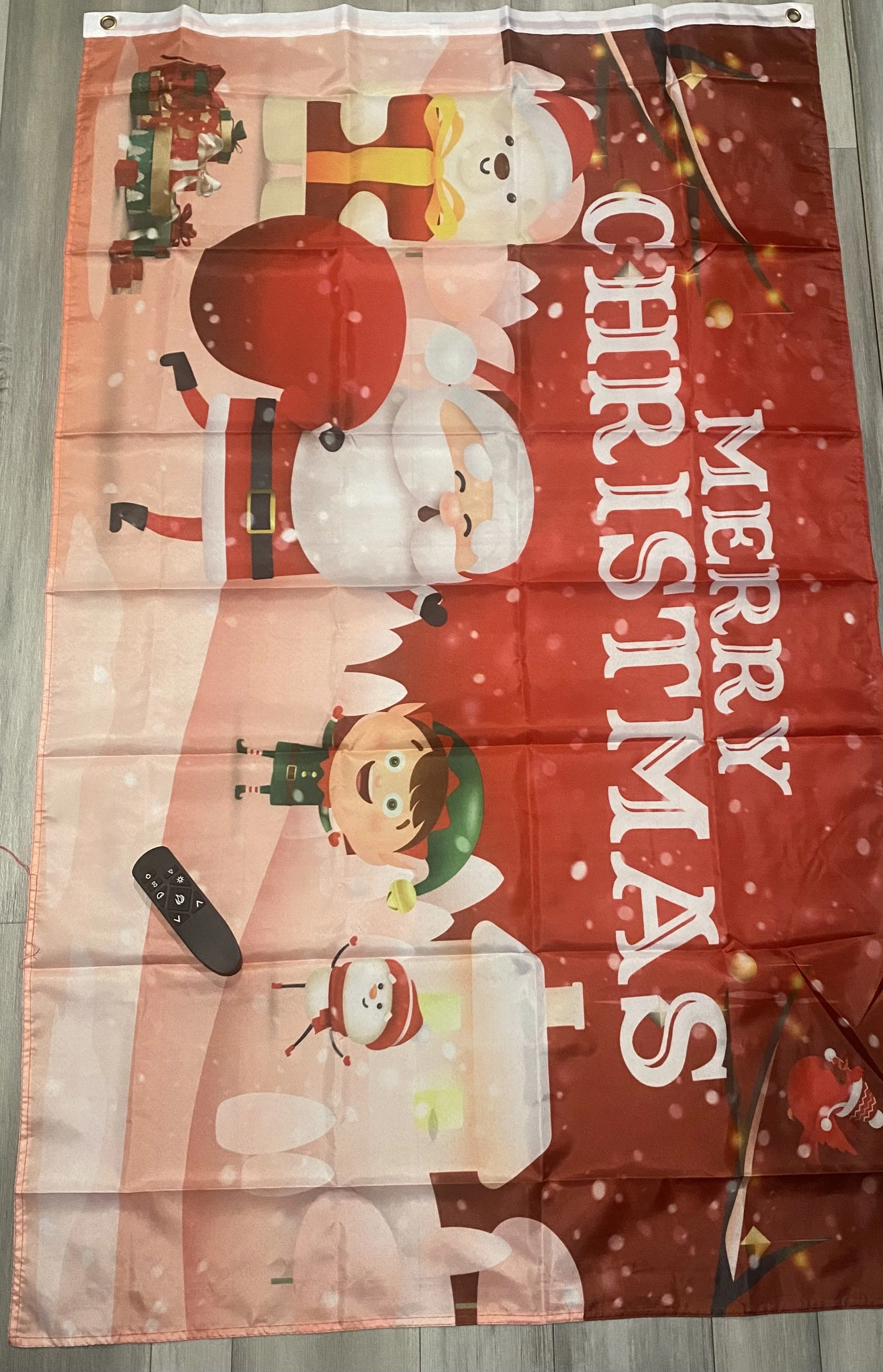 Merry Christmas Santa Banner