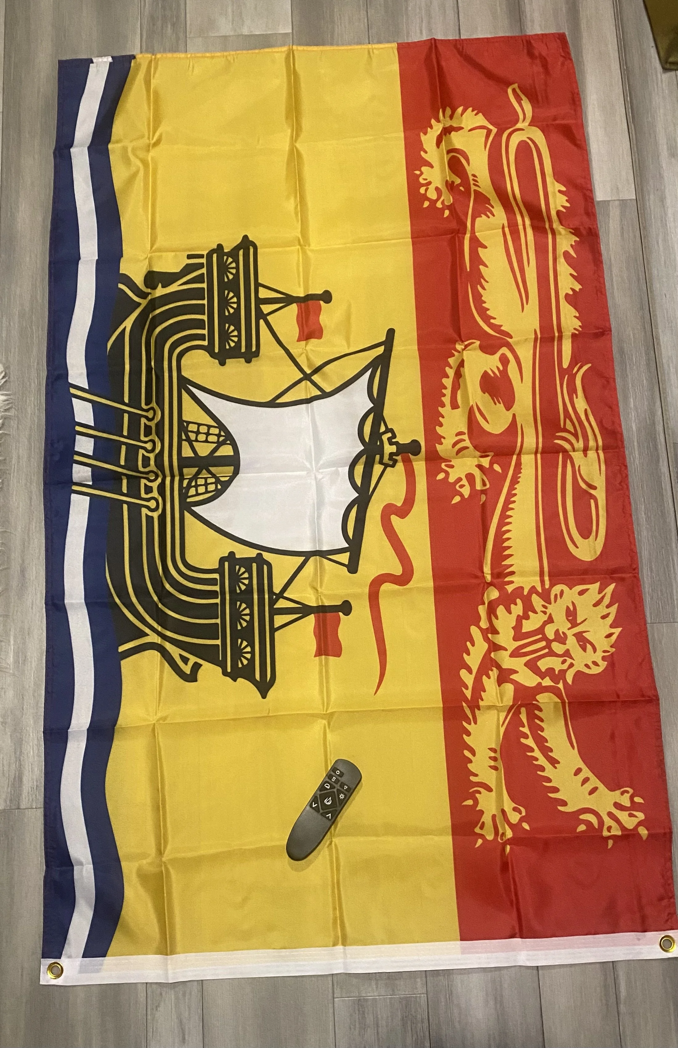 Cultural Heritage Flag with Symbols