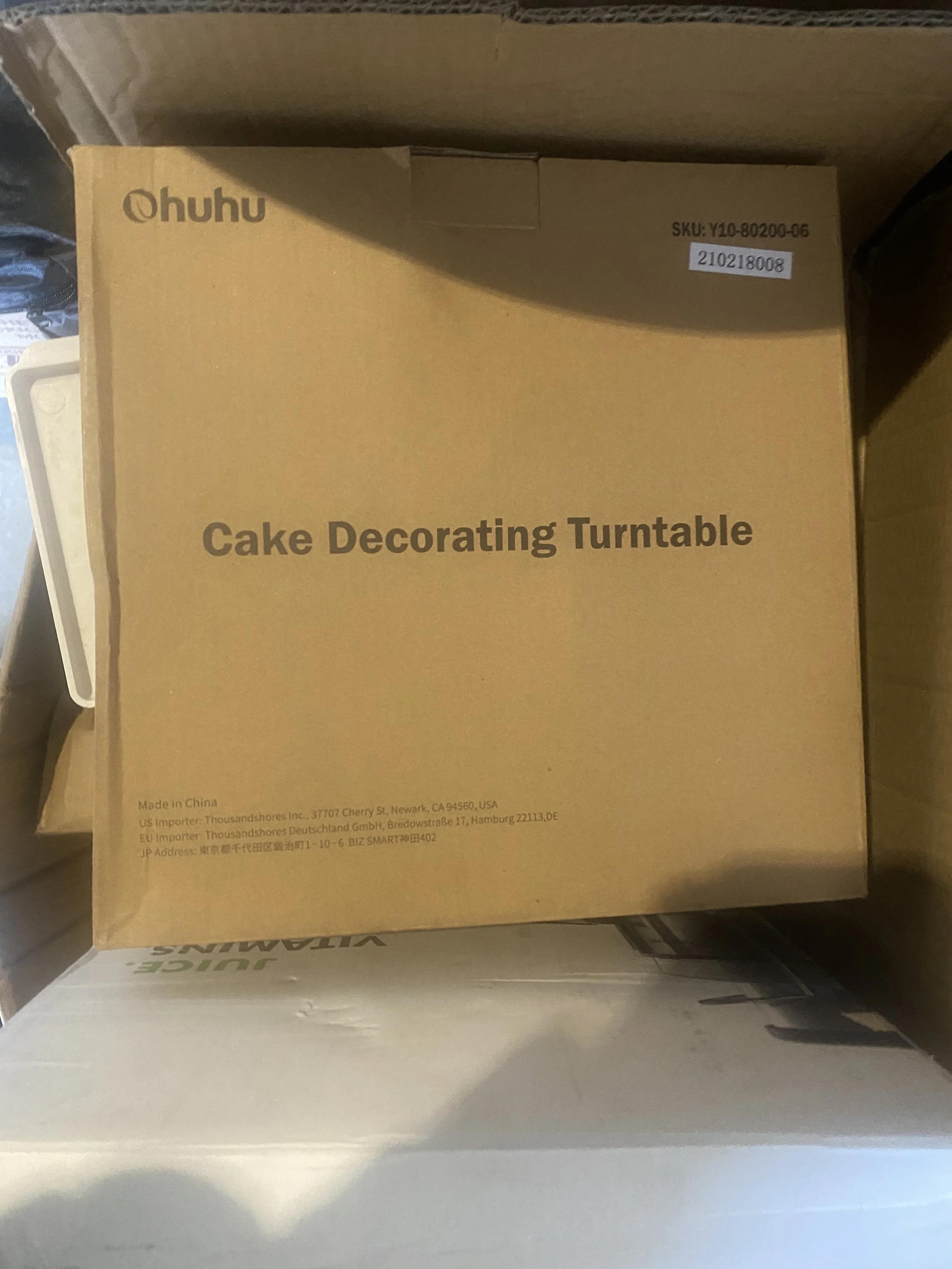 Professional Cake Decorating Turntable by Ohuhu