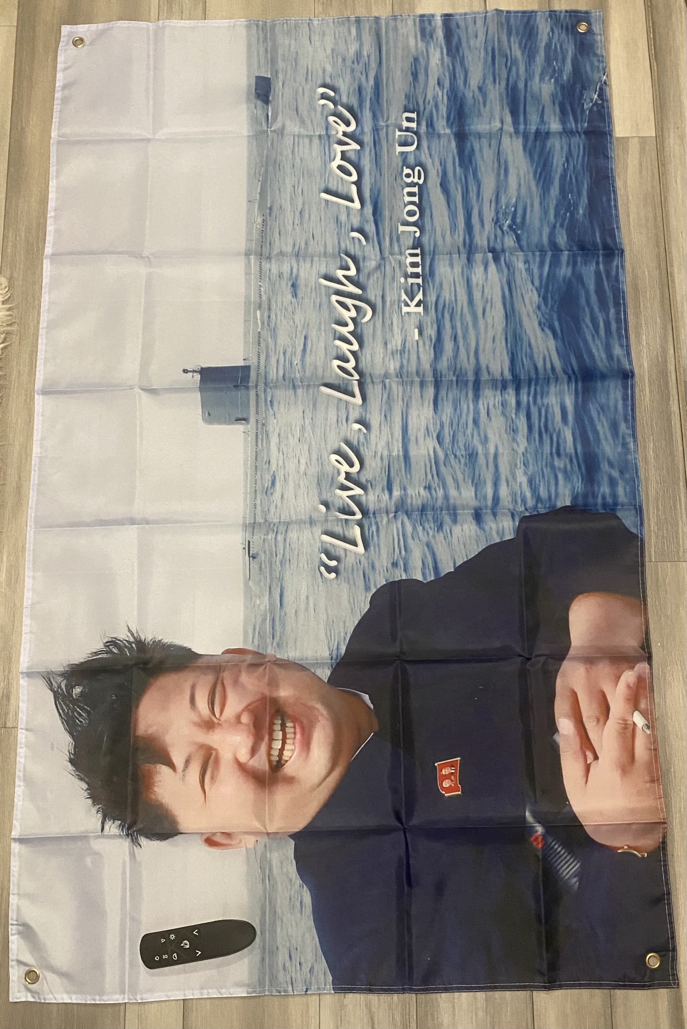Korean Bold Statement Novelty Flag