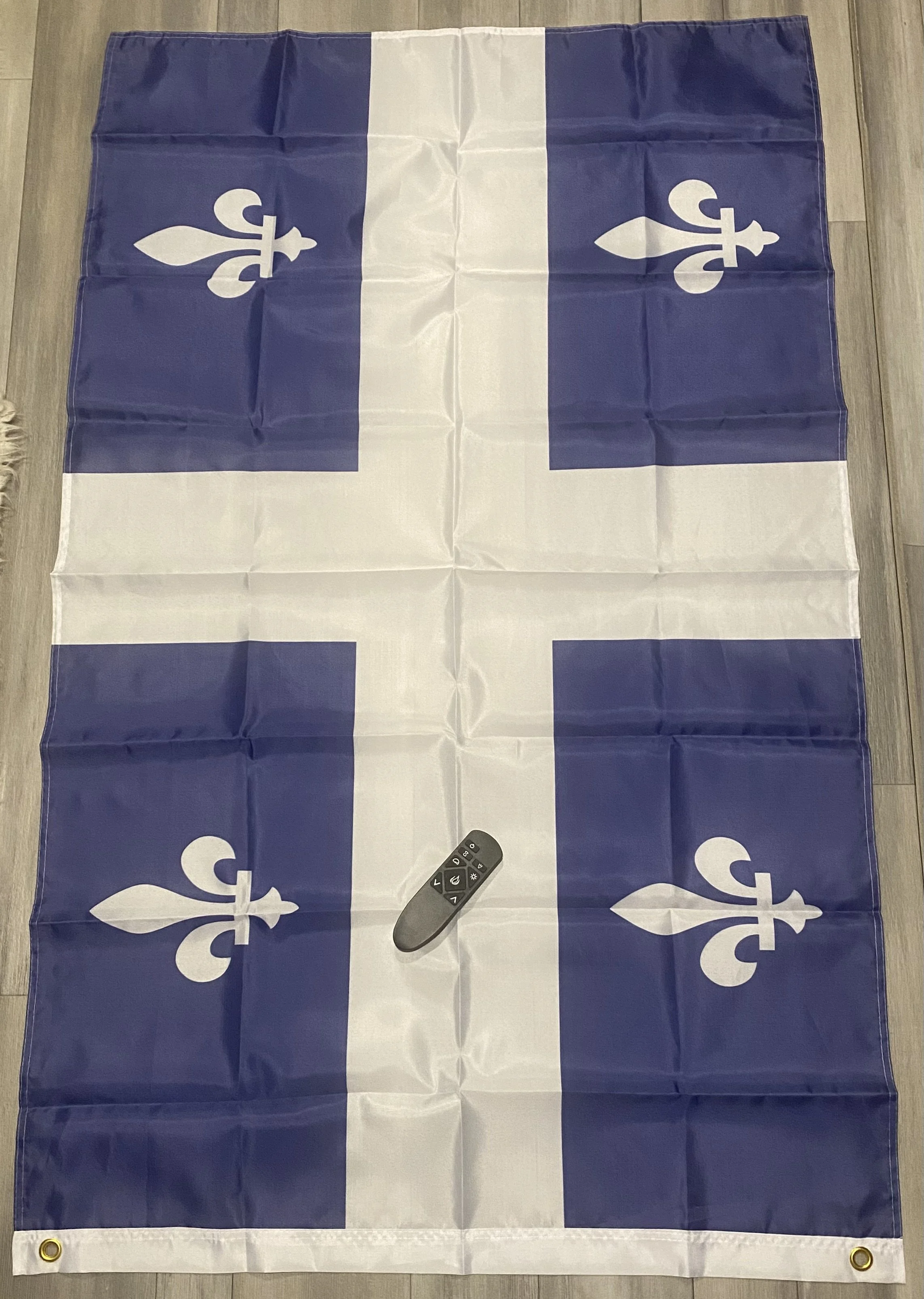 Quebec Fleur-de-Lis Flag
