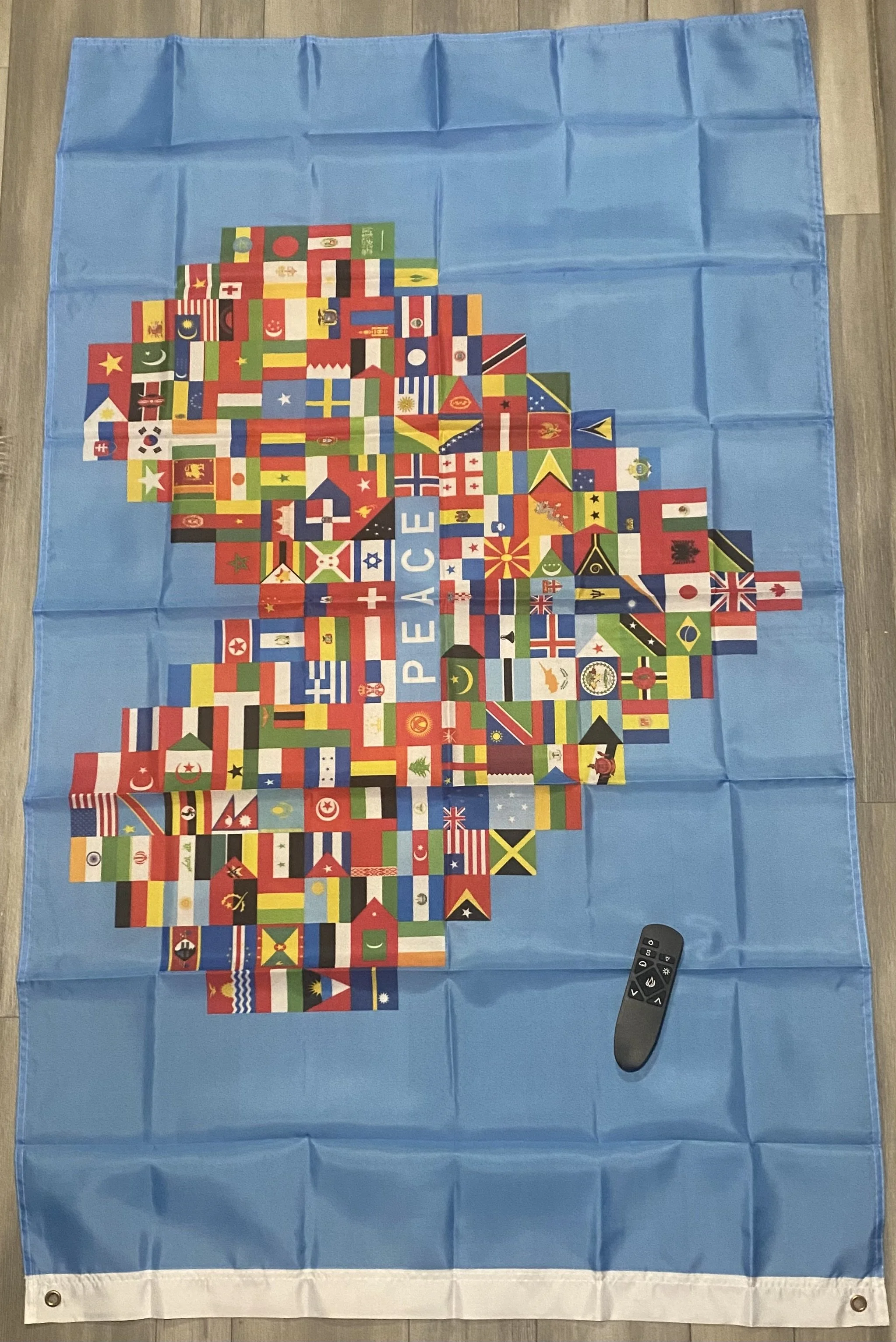 Peace World Flag - Global Unity Design