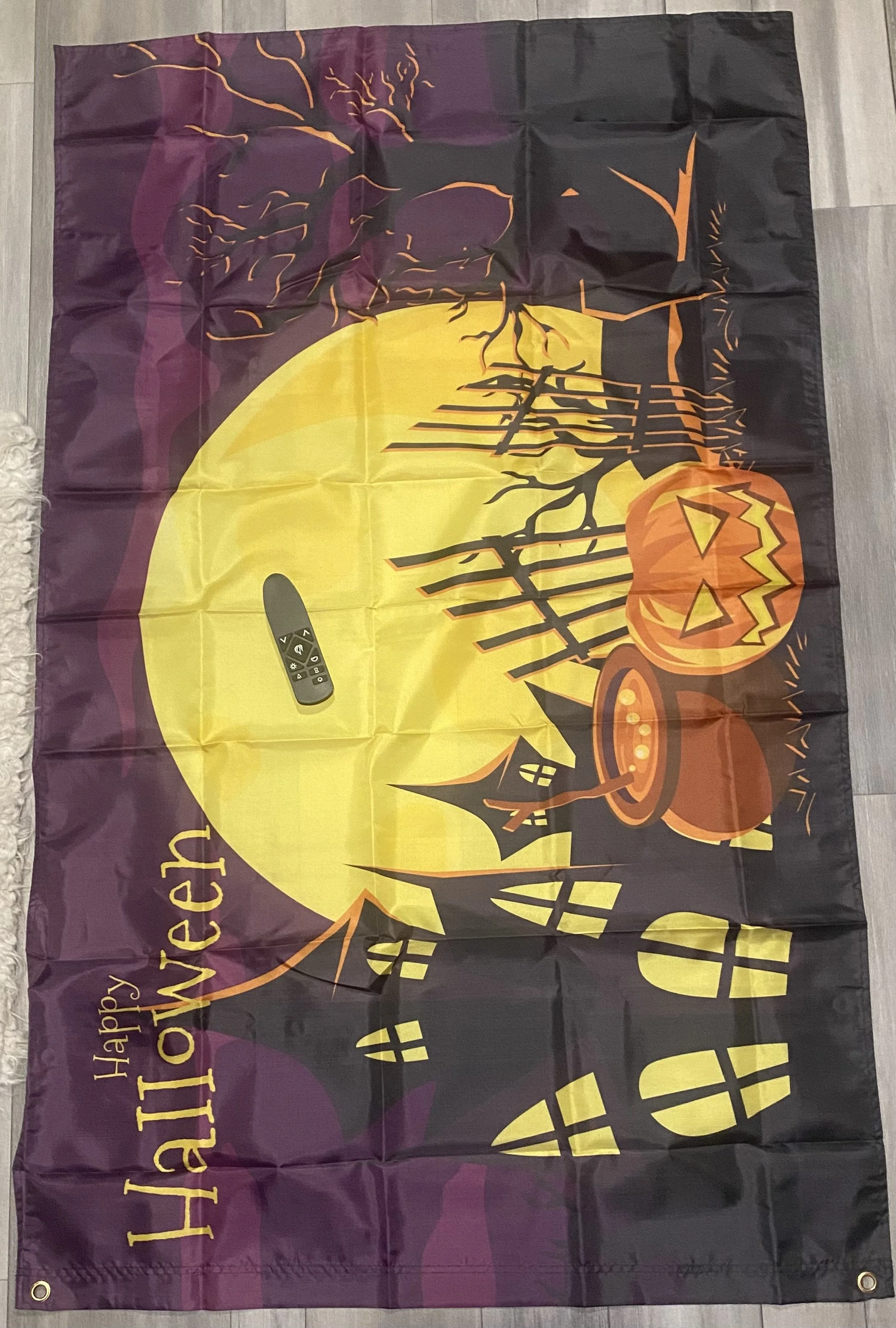 Haunting Halloween Moonlit Banner