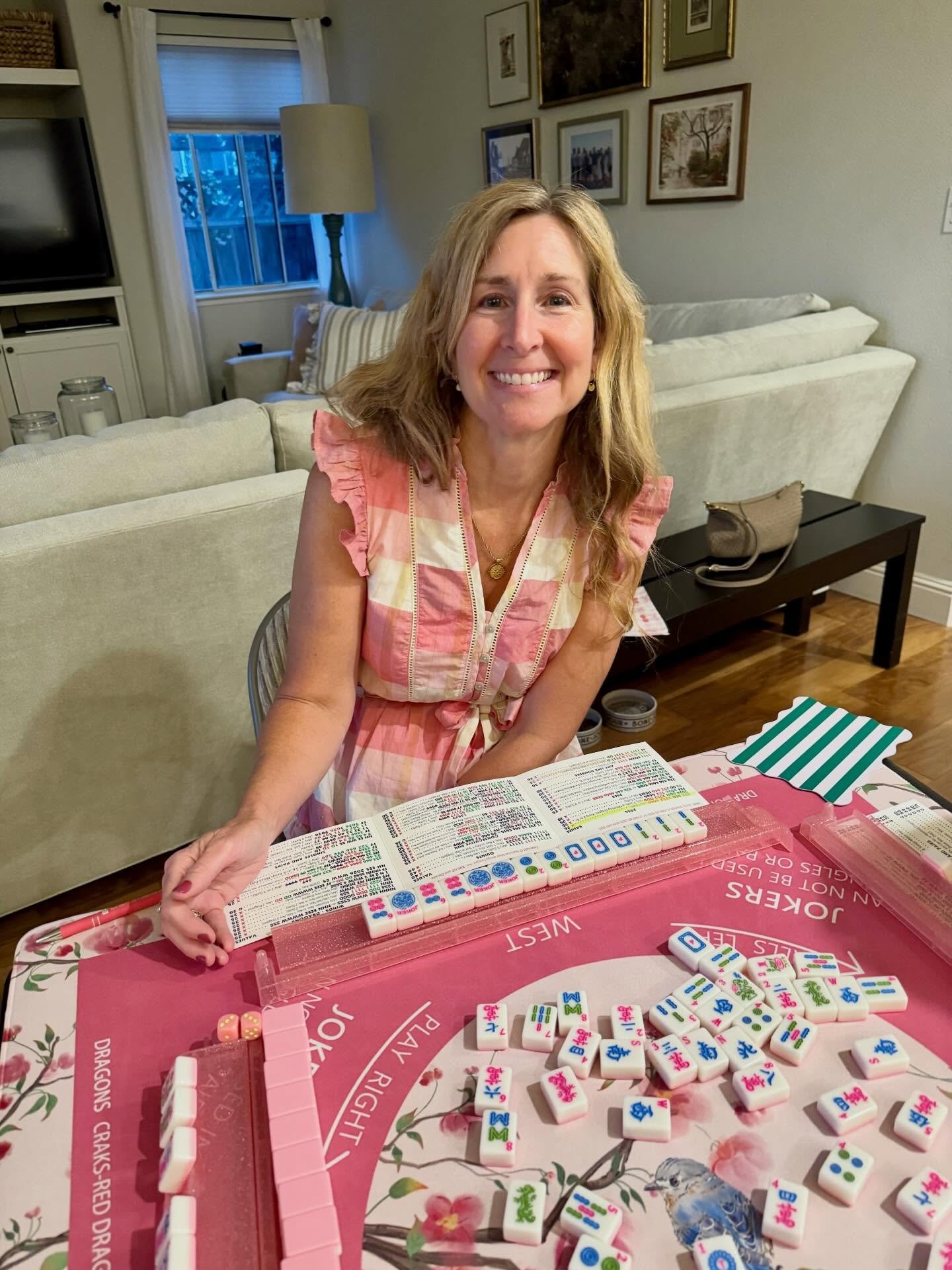 What a fun evening this was teaching 7 friends Mahjong!!! Thank you, Amy, for hosting! If you&rsquo;re interested in learning Mahjong, let me know! I come to you and bring everything needed! Sonoma, Marin, &amp; Napa Counties #mahjong