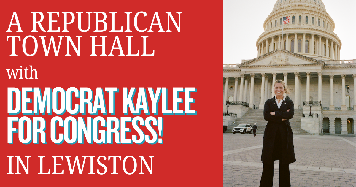 Lewiston, ID 7/22 - A Republican Town Hall w/ Democrat Kaylee Peterson