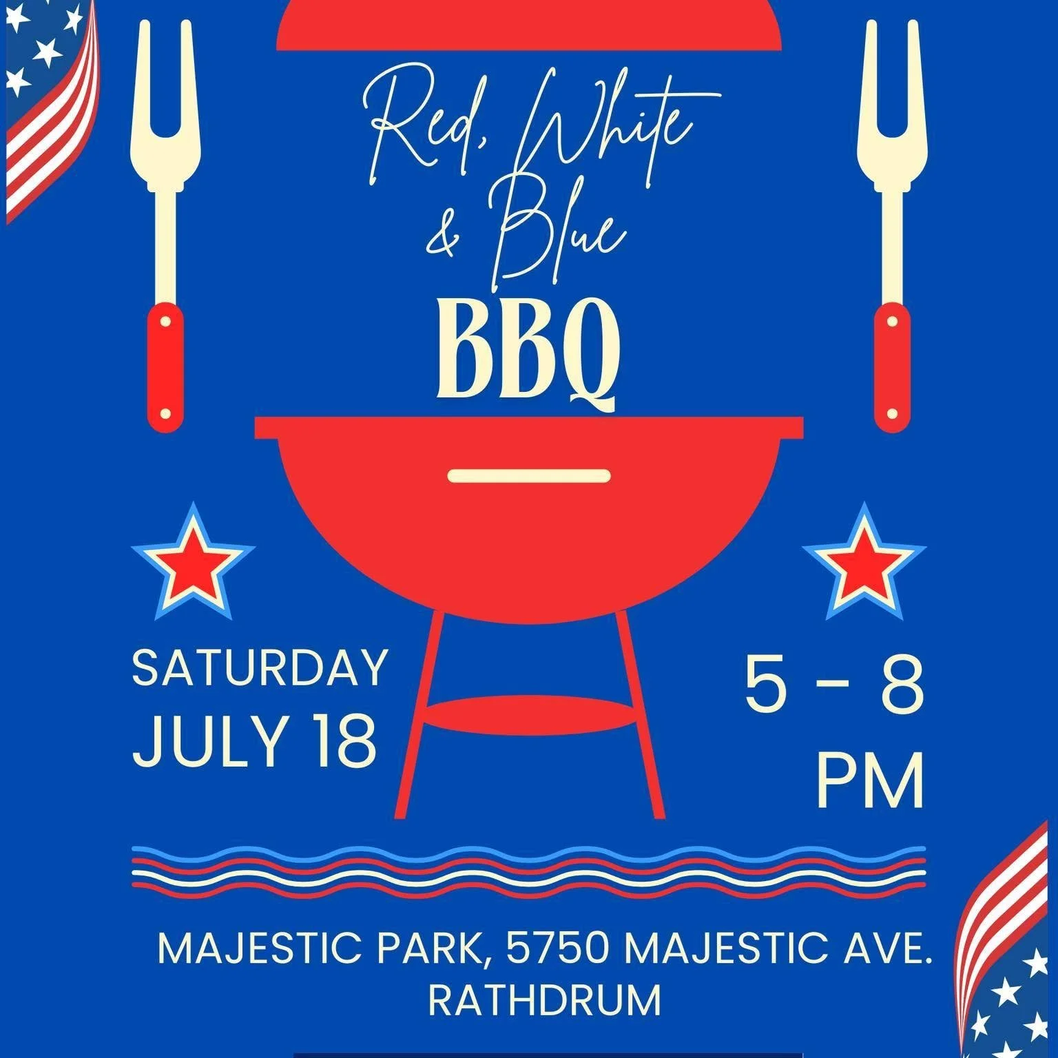 Rathdrum, ID 7/18 - Red White &amp; blue BBQ