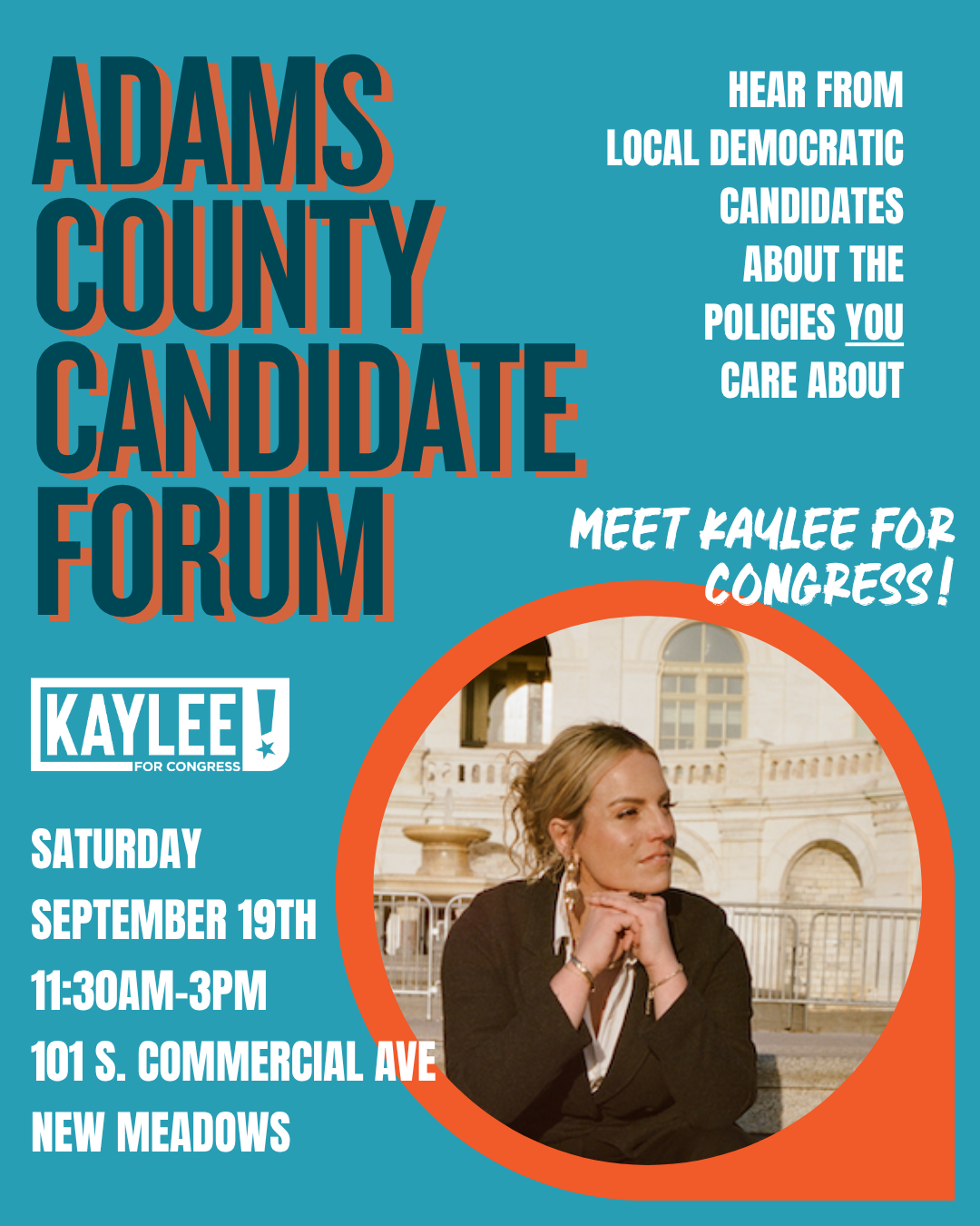 New Meadows, ID - 9/19 - Adams County Candidate Forum