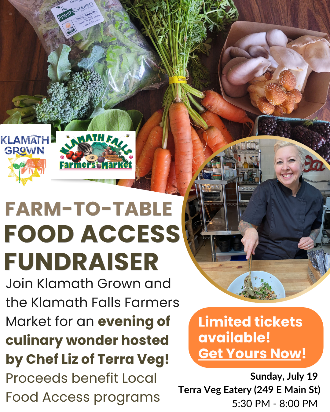 July Food Access Fundraiser Dinner
