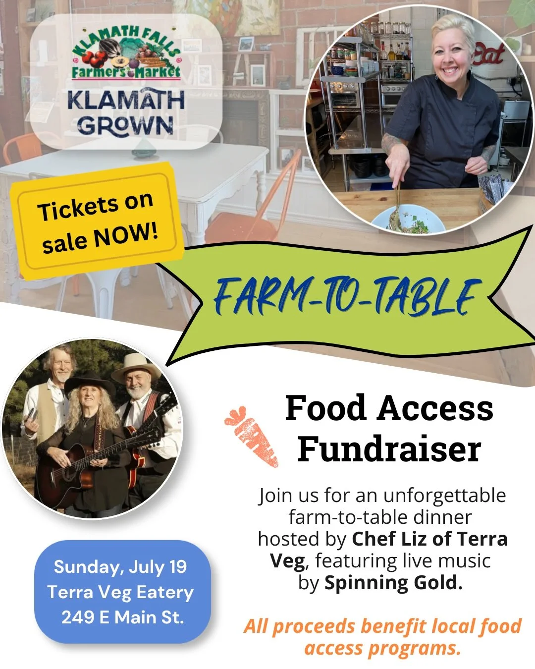 July Food Access Fundraiser Dinner
