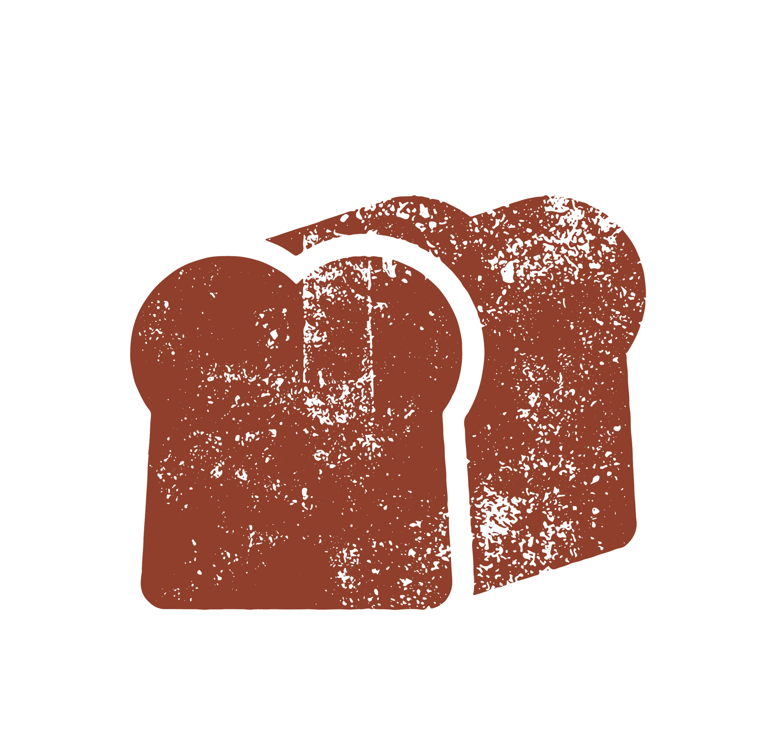 Close-up illustration of three chocolate chip cookies with a textured brown appearance on a black background.