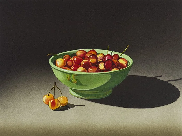 Bowl of Cherries
22 Color Hand Drawn & Pulled Lithograph • Edition of 200

12" X 16" • 1995