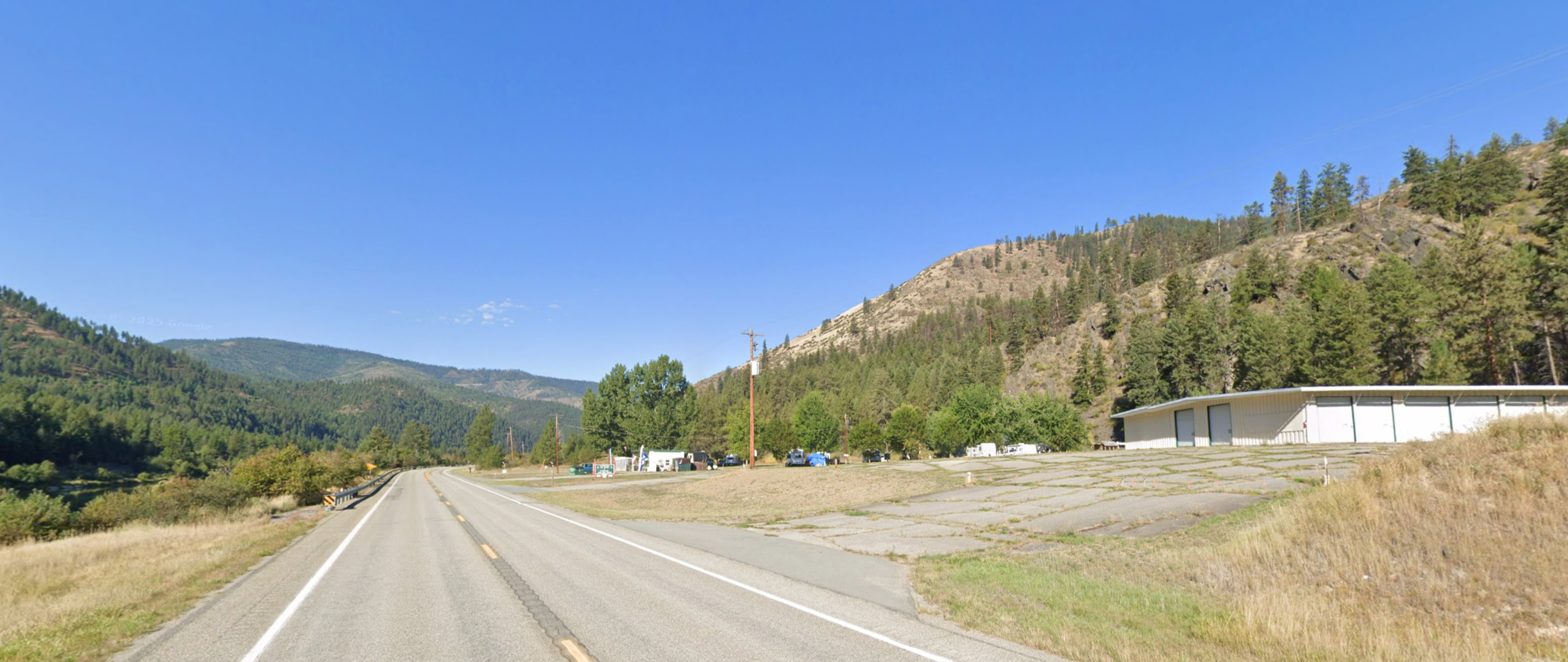 A scenic drive to get to Timber Ridge Rv & Storage.