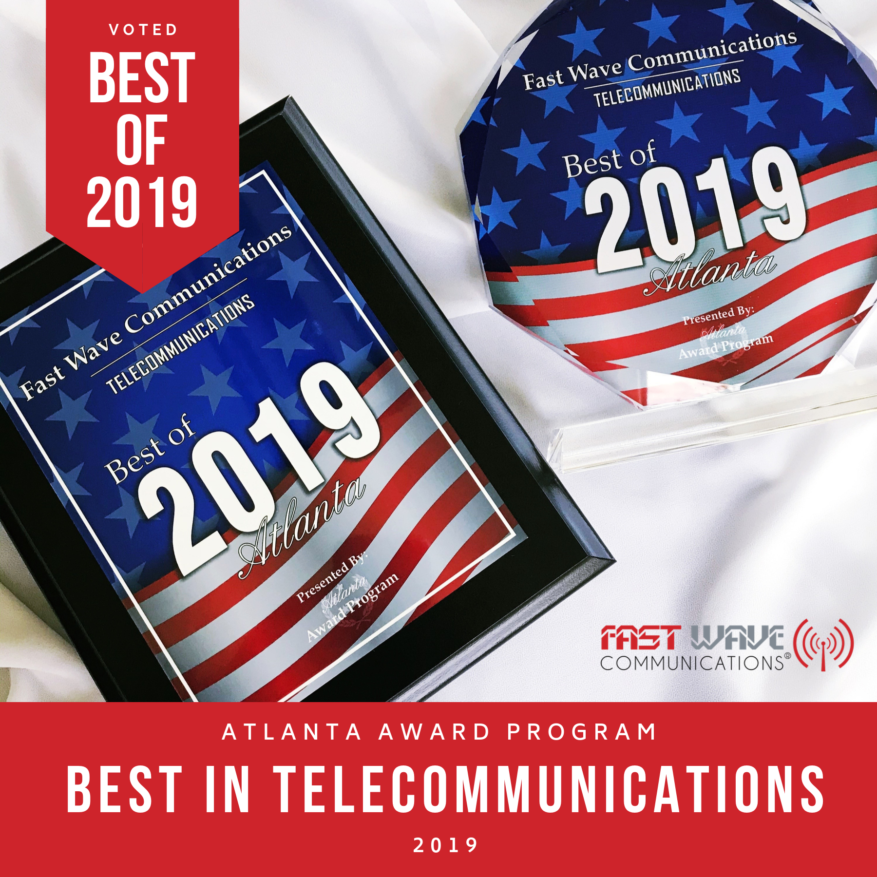 Fast Wave Communications Receives 2019 Best of Atlanta Award