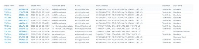 Order Report