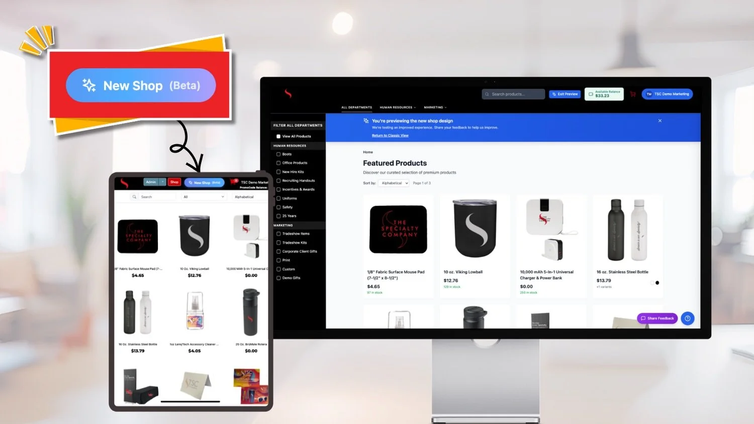New Shop Experience — Beta Launch Live!