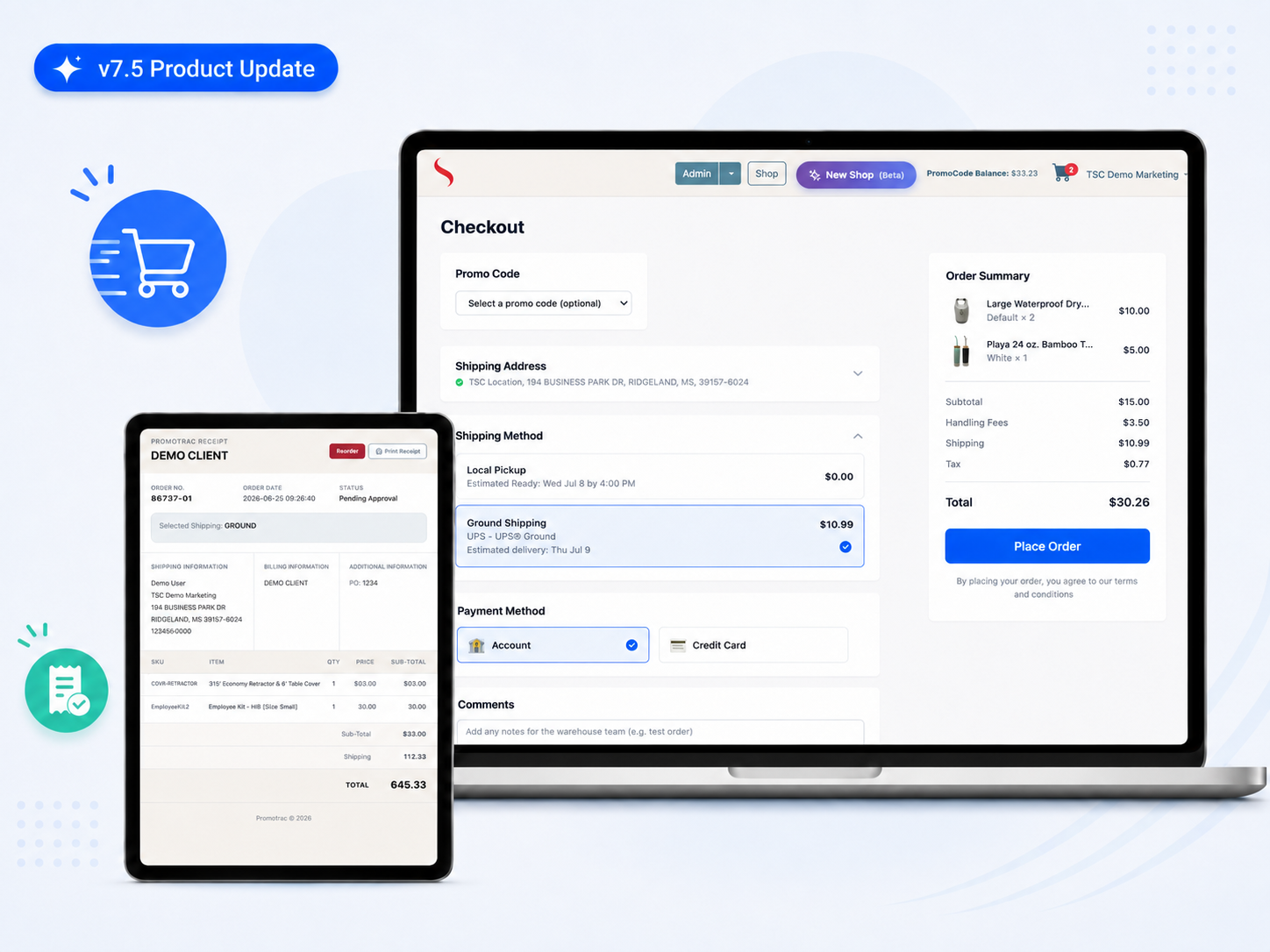 PromoTrac v7.5: New Checkout is here!